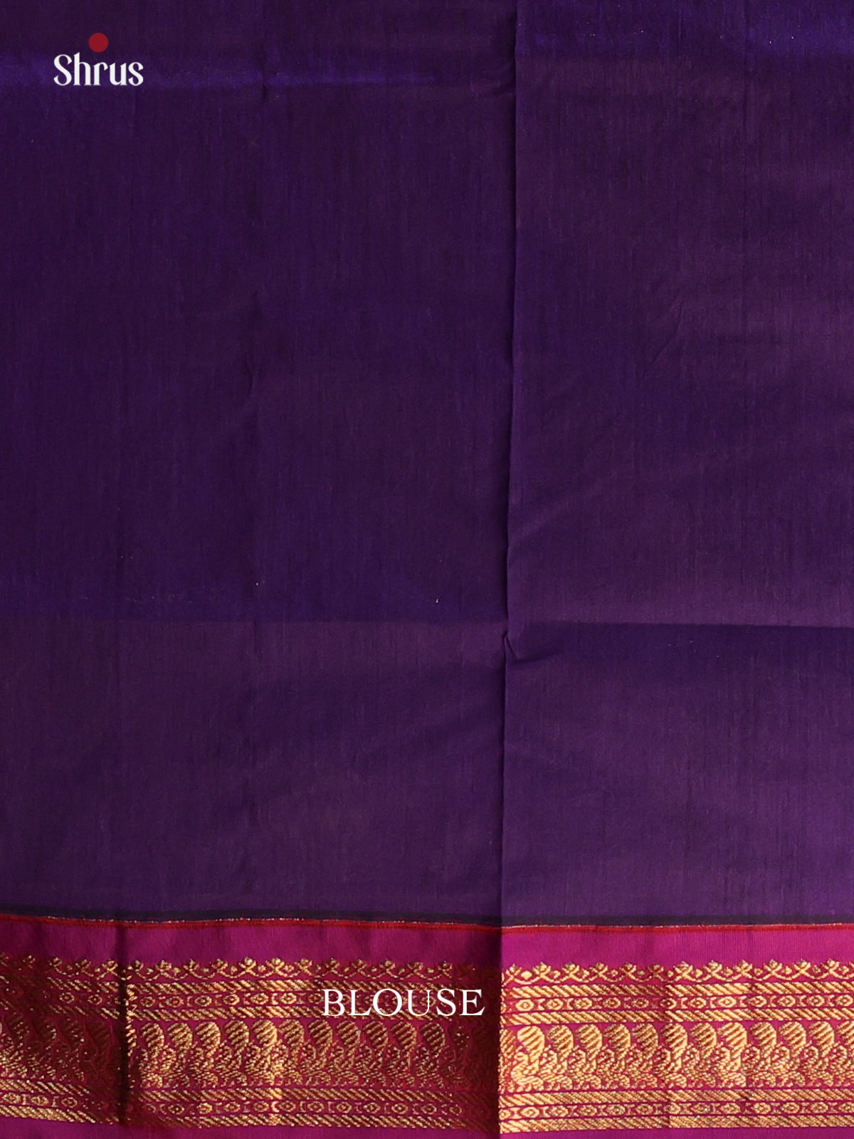 Lite Green & Violet - Kalyani Cotton Saree