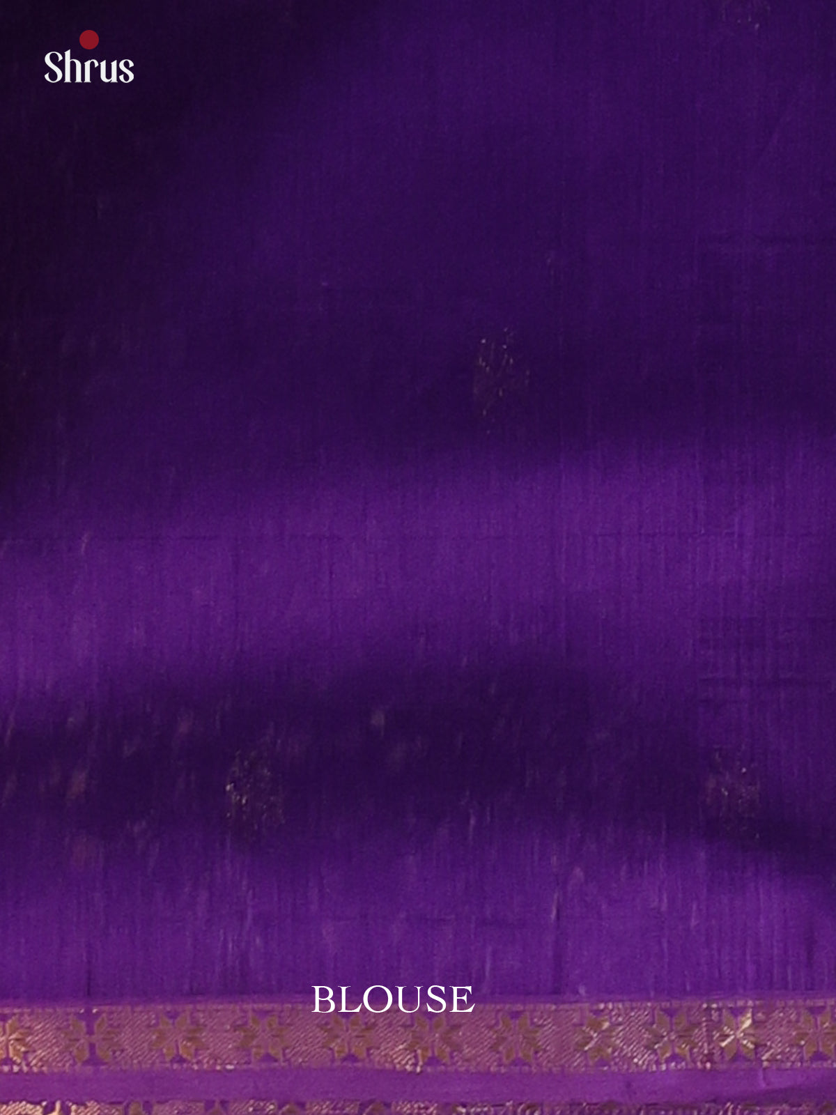 Blue & Violet - Maheshwari silkcotton Saree - Shop on Shrus.com