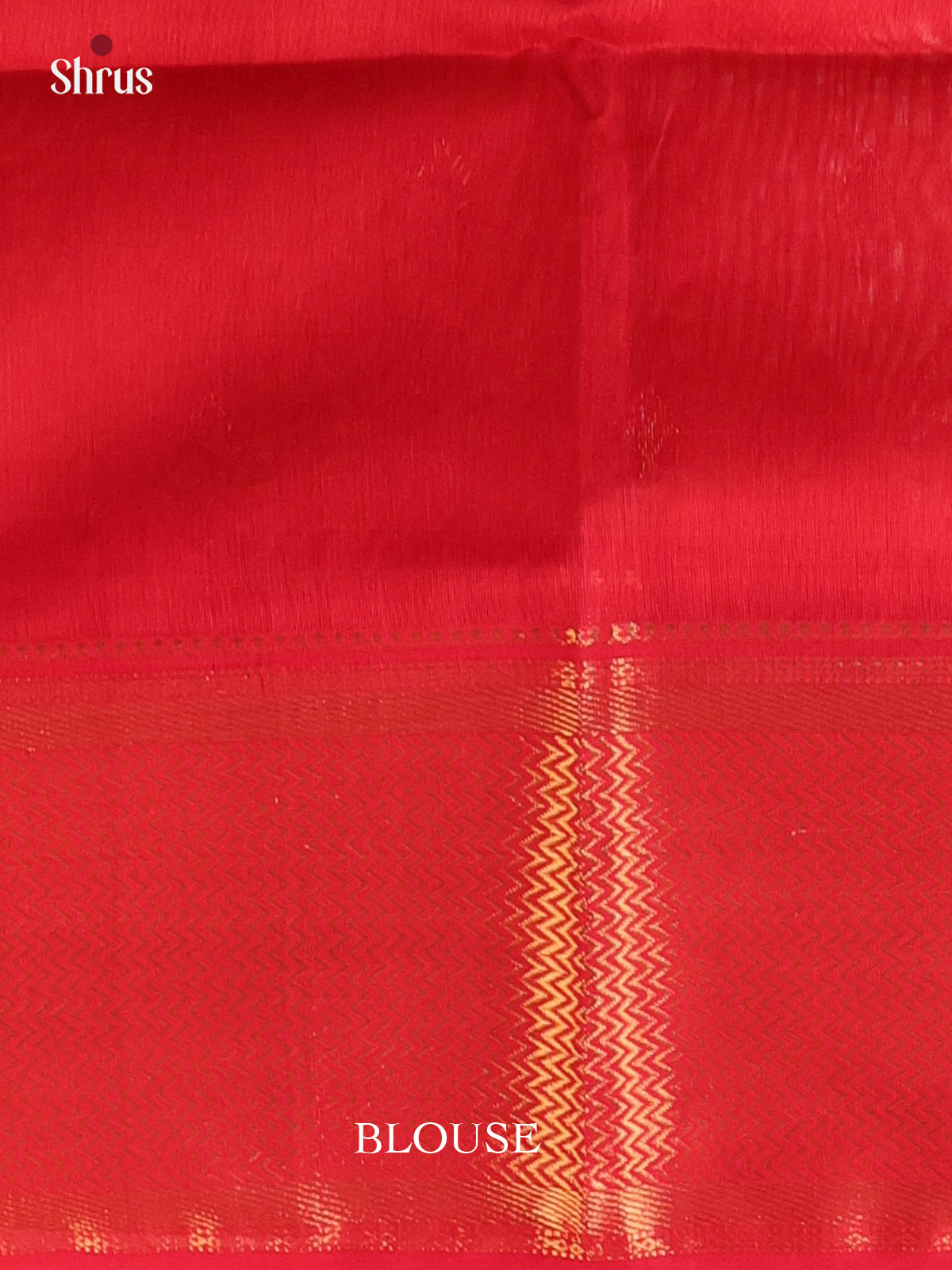 Mustard & Red - Maheshwari silkcotton Saree