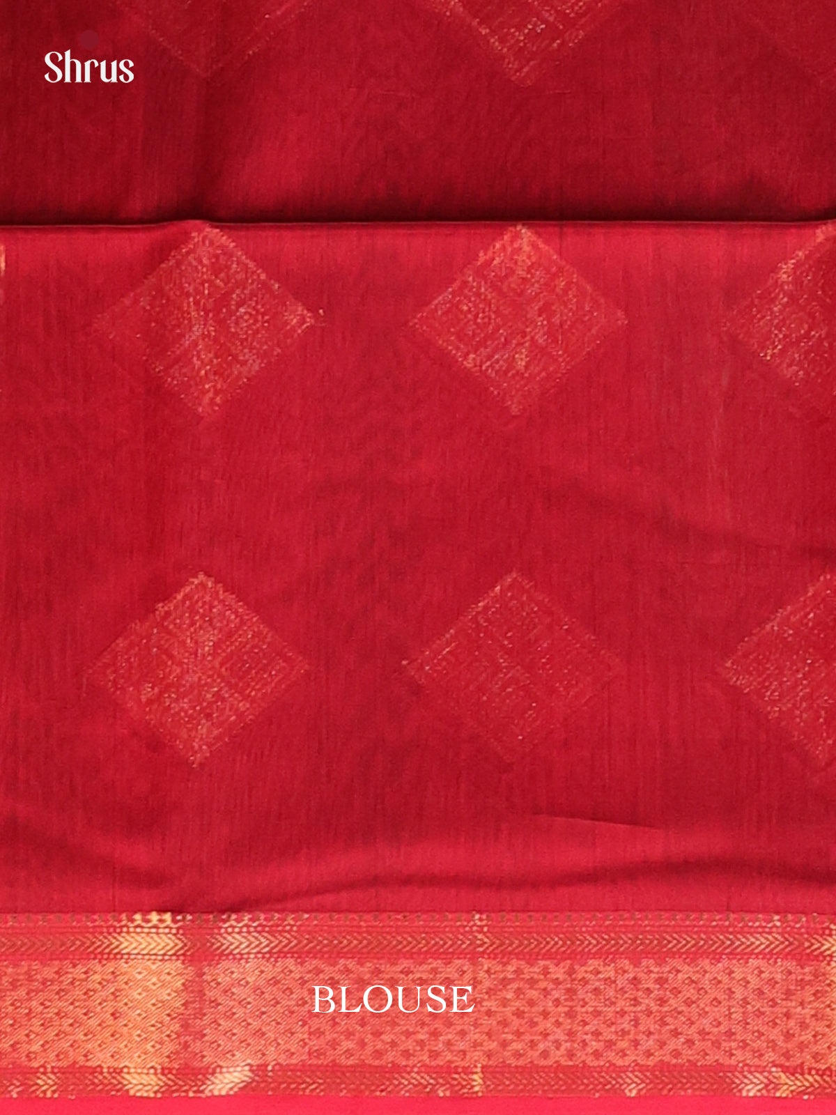 Green & Maroon - Maheshwari silkcotton Saree - Shop on Shrus.com