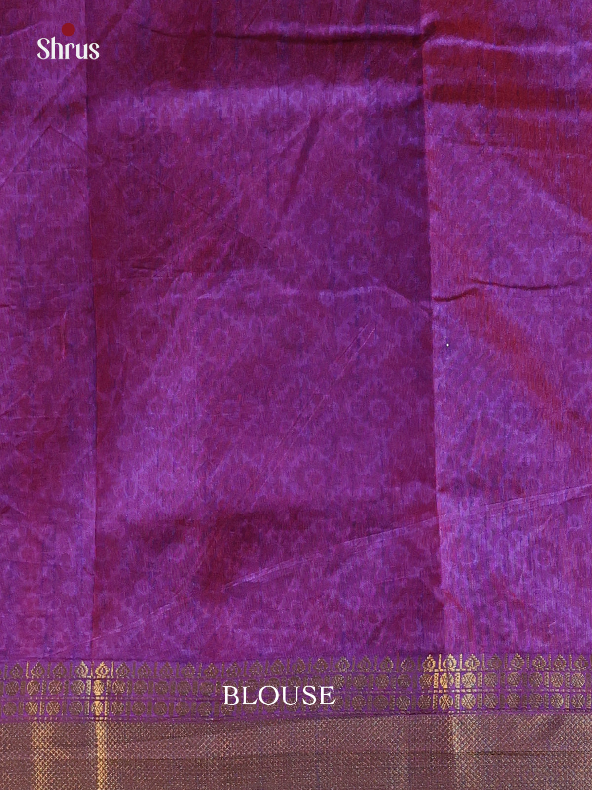 Pink & Purple - Semi Patola Saree - Shop on Shrus.com