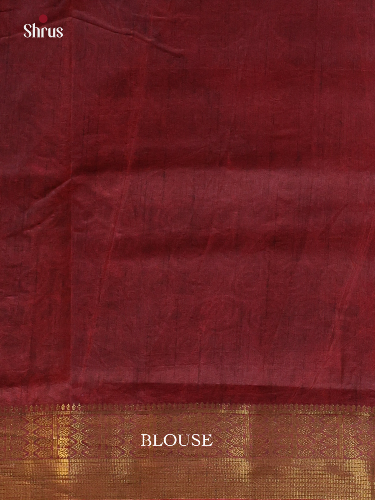 Red & Brown - Semi Patola Saree - Shop on Shrus.com
