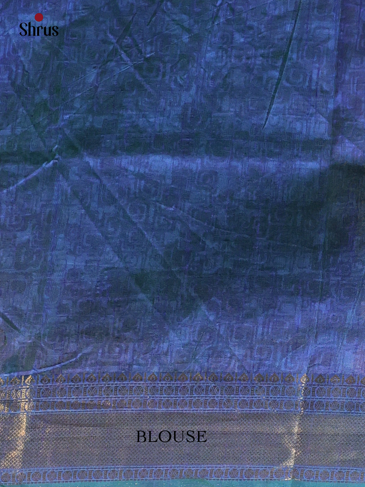 Teal & Blue- Semi Patola Saree - Shop on Shrus.com