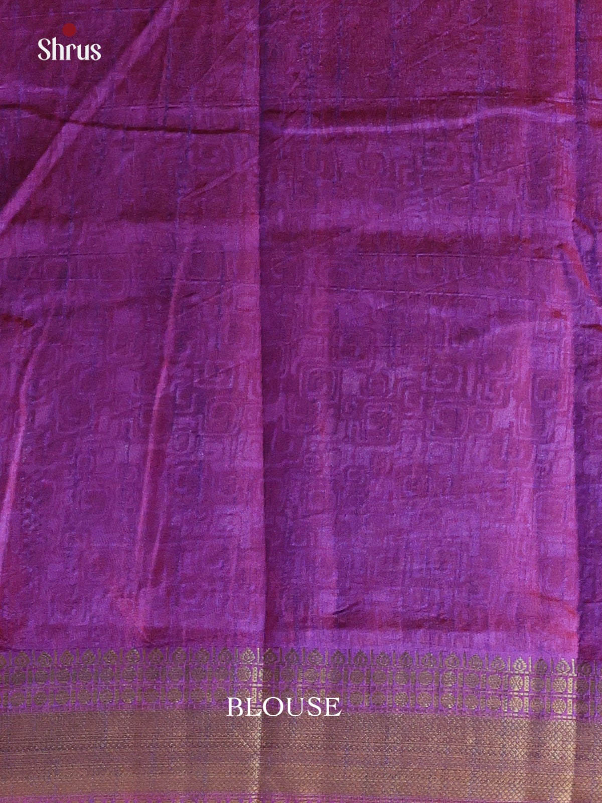 Pink & Purple - Semi Patola Saree - Shop on Shrus.com