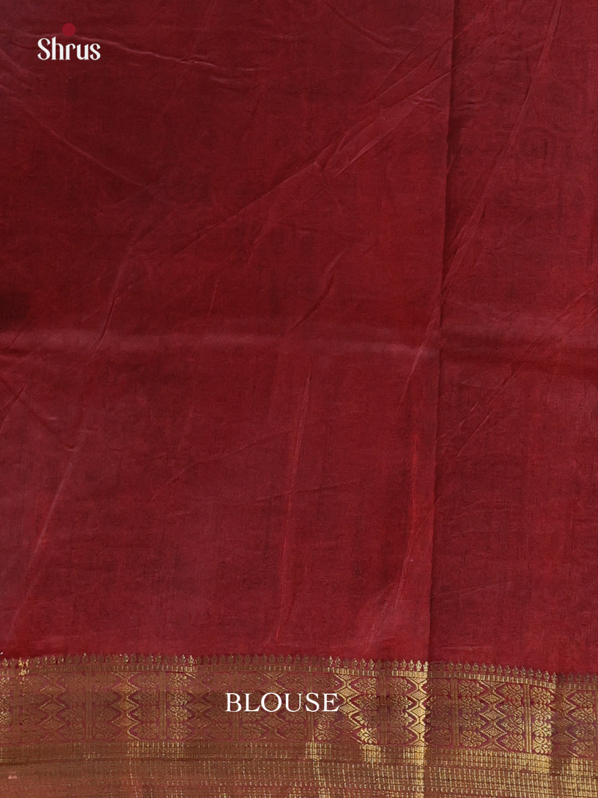 Red & Brown - Semi Patola Saree - Shop on Shrus.com
