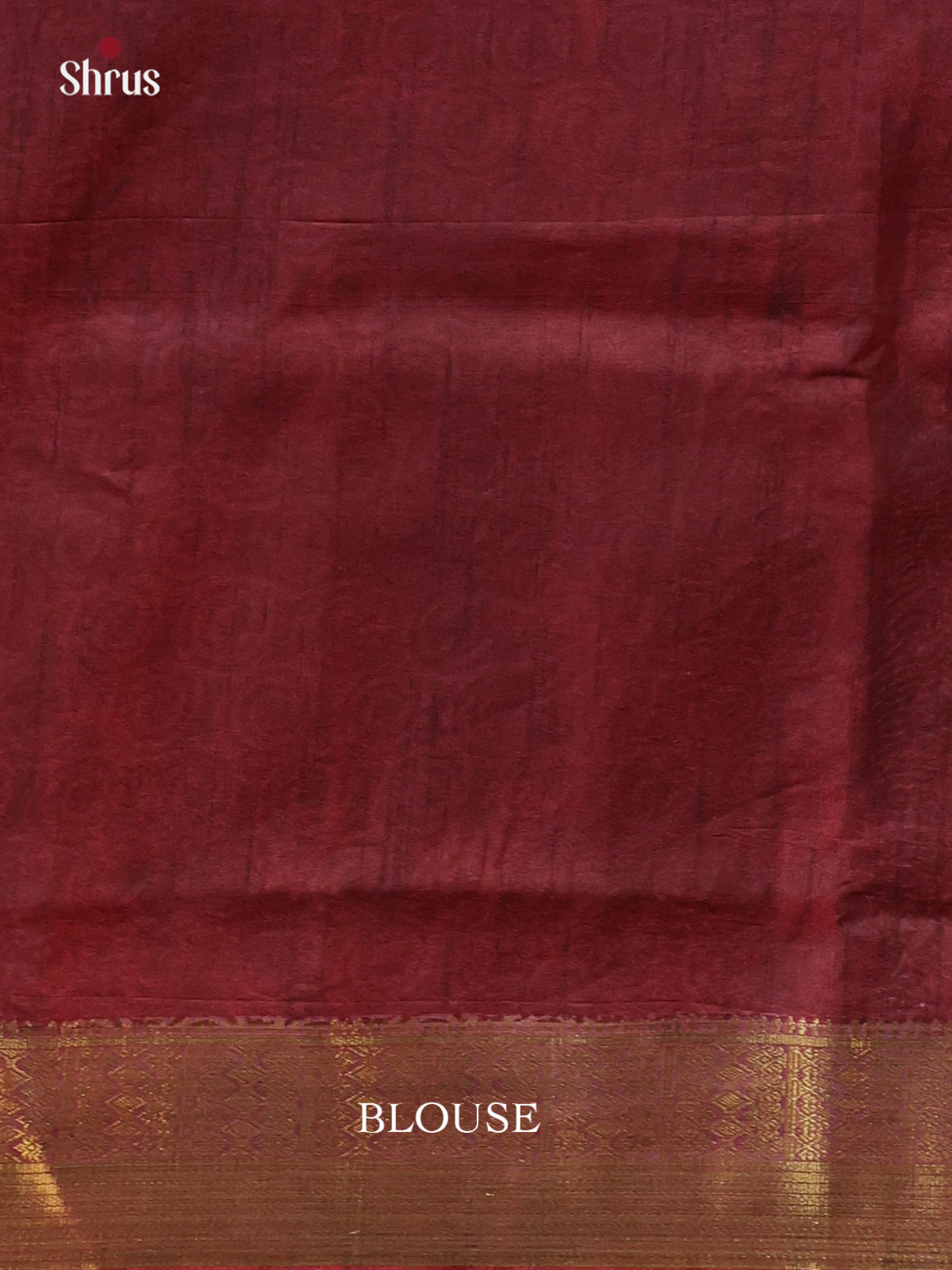 Red & Brown - Semi Patola Saree - Shop on Shrus.com