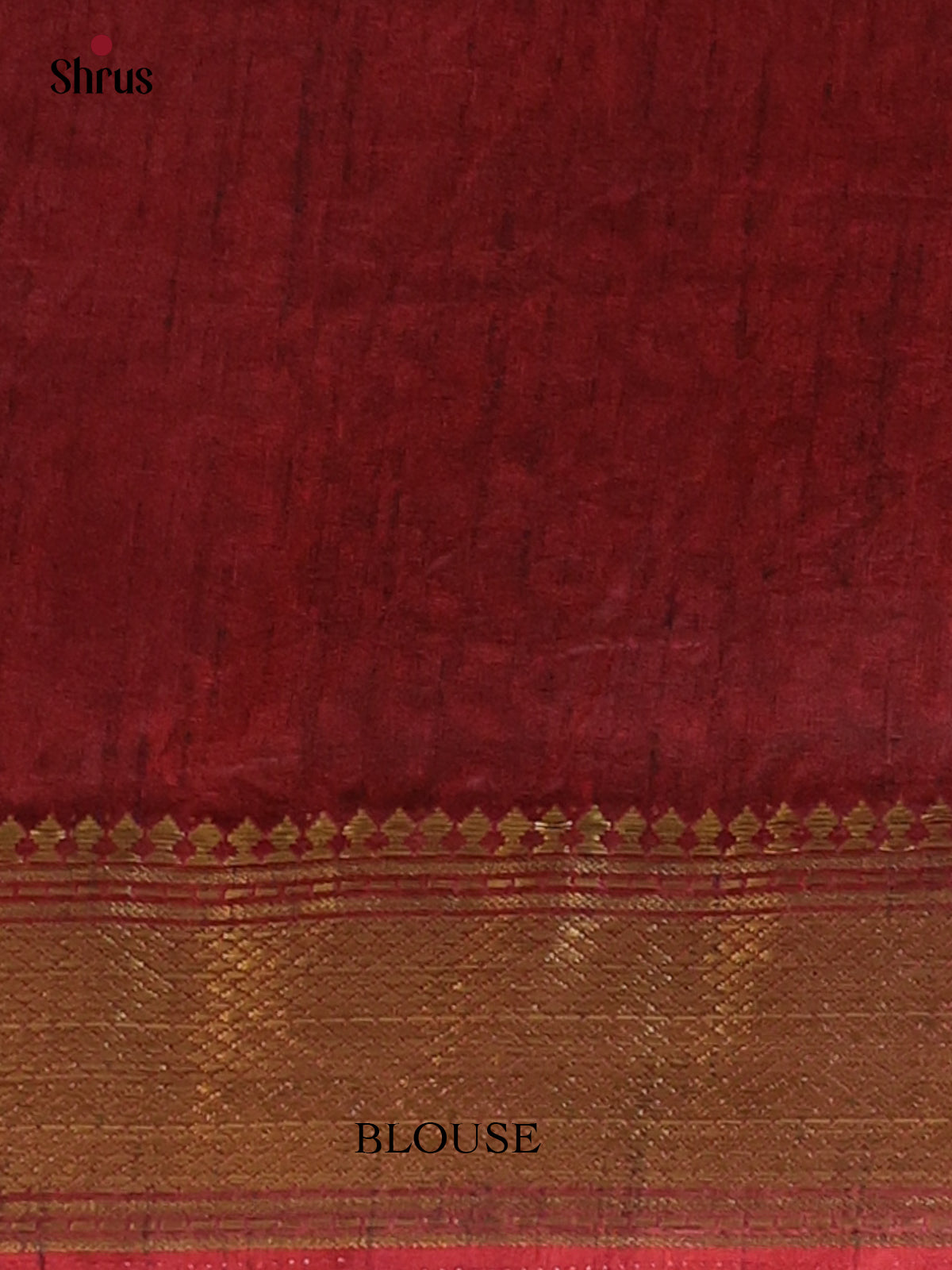 Red & Brown - Semi Patola Saree - Shop on Shrus.com