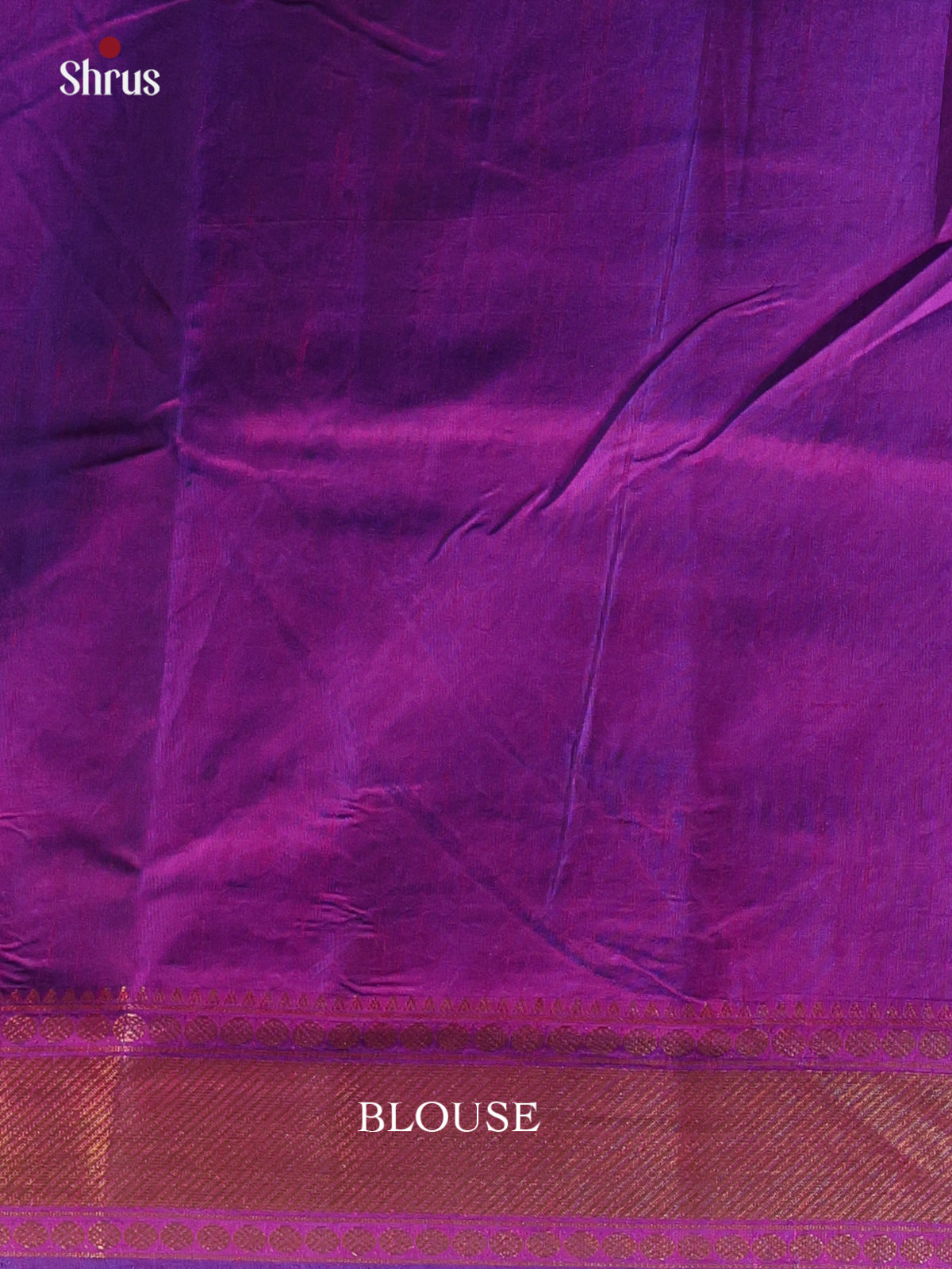 Blue & Purple - Semi Patola Saree - Shop on Shrus.com