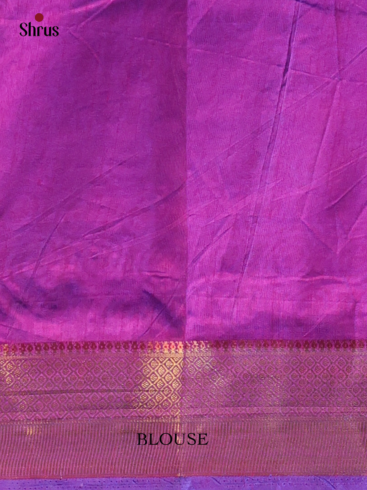 Blue & Purple - Semi Patola Saree