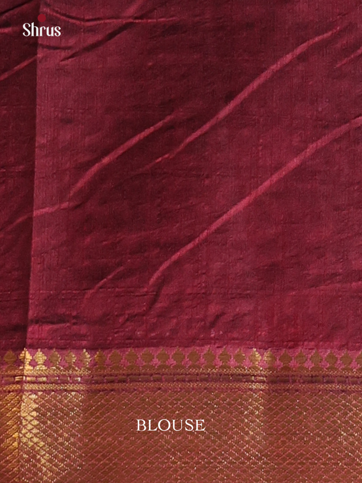 Black & Maroon - Semi Patola Saree - Shop on Shrus.com