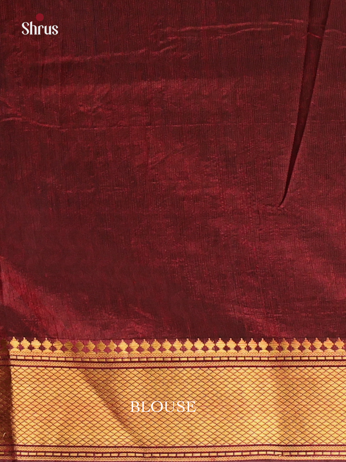 Black & Maroon - Semi Patola Saree - Shop on Shrus.com