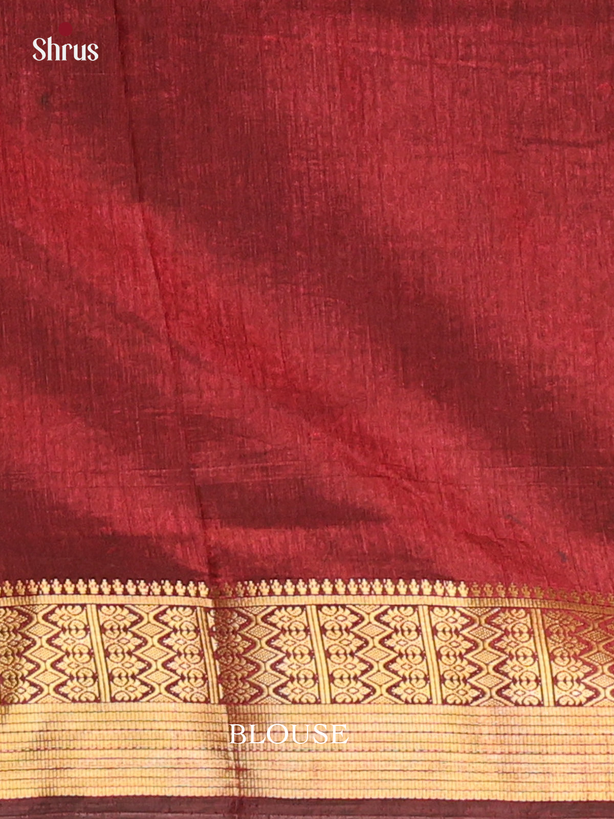 Black & Maroon - Semi Patola Saree - Shop on Shrus.com