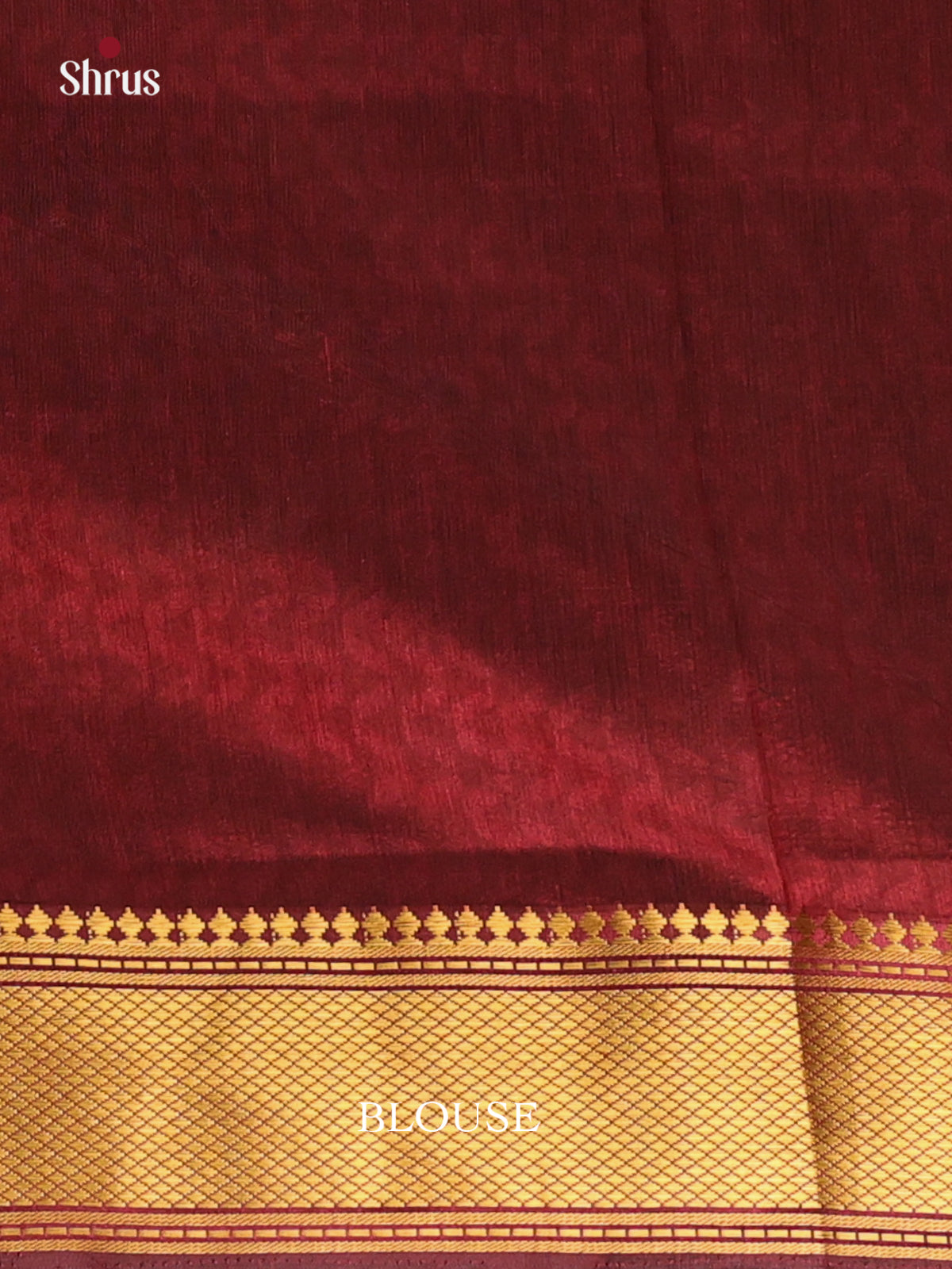 Black & Maroon - Semi Patola Saree - Shop on Shrus.com