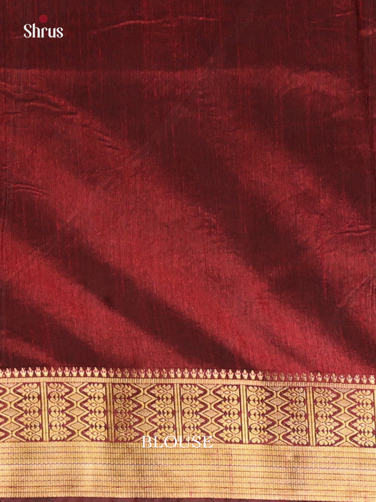 Black & Maroon- Semi Patola Saree - Shop on Shrus.com