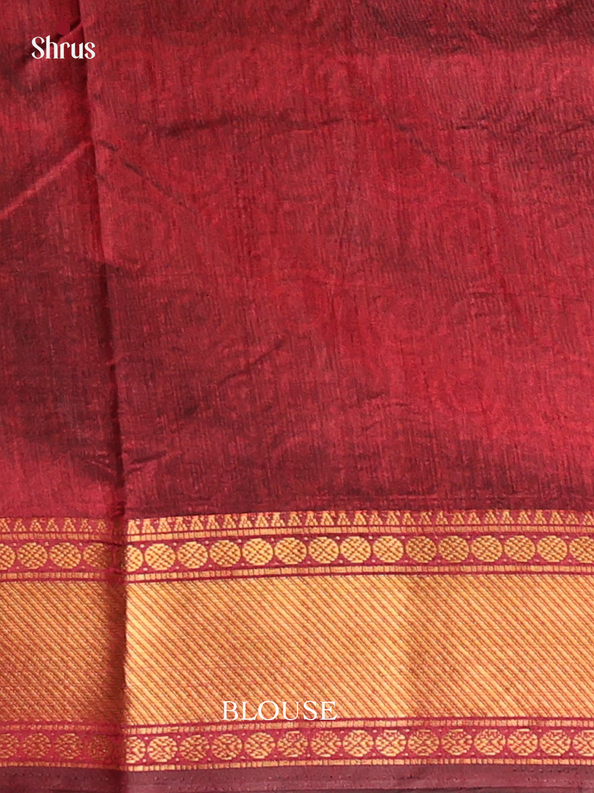 Black & Maroon - Semi Patola Saree - Shop on Shrus.com