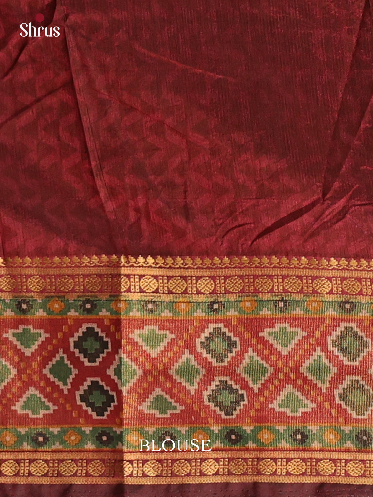 Black & Brown- Semi Patola Saree - Shop on Shrus.com