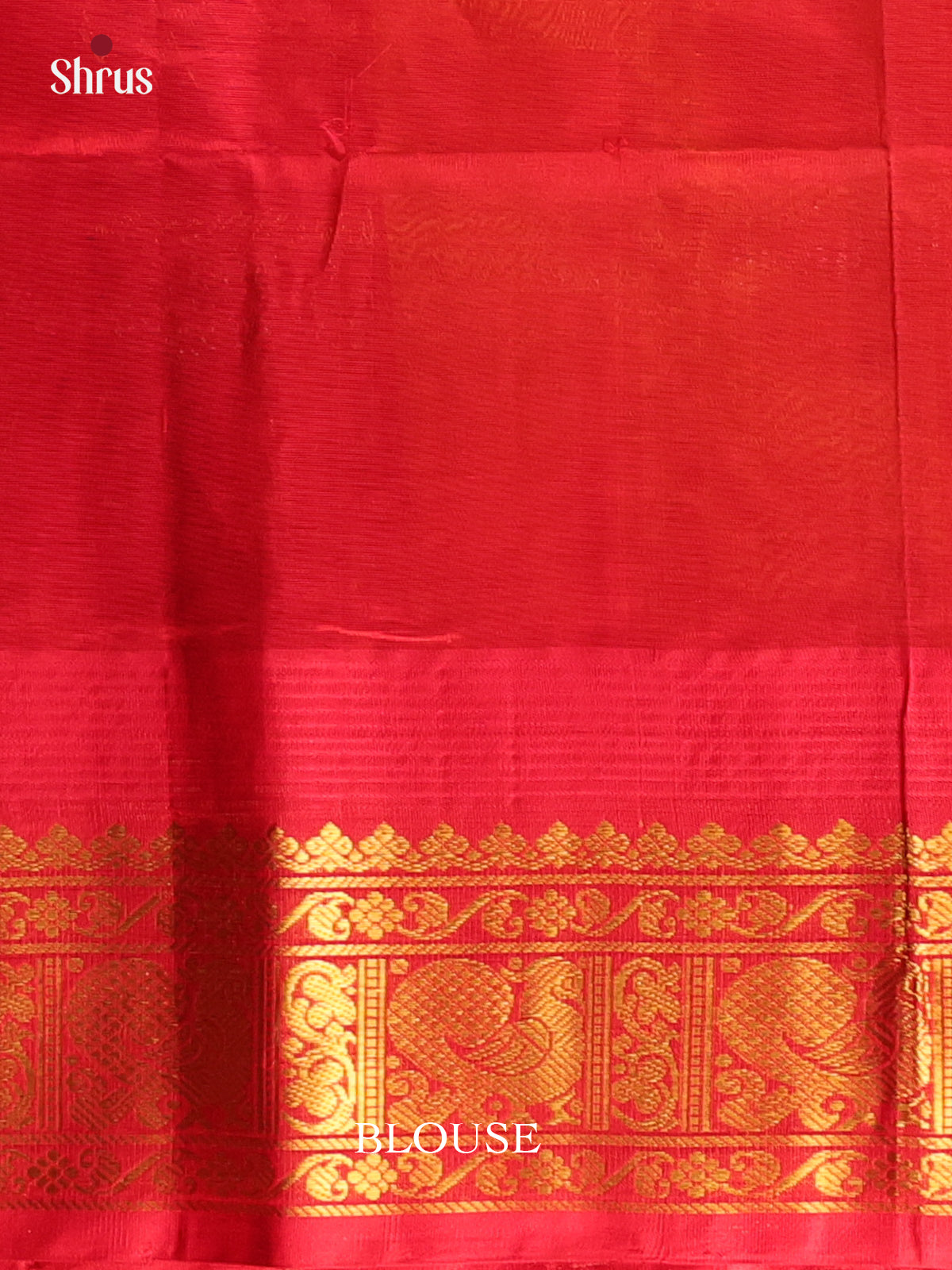 Yellow & Red - Silk Cotton Saree