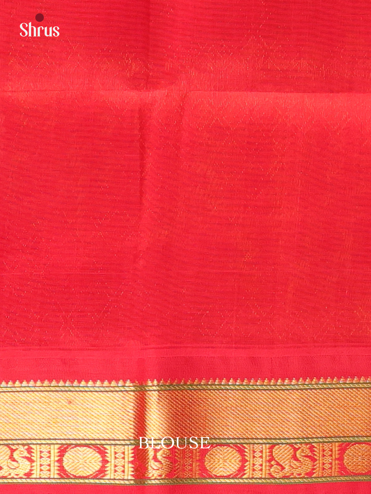 Violet & Red - Silk Cotton Saree