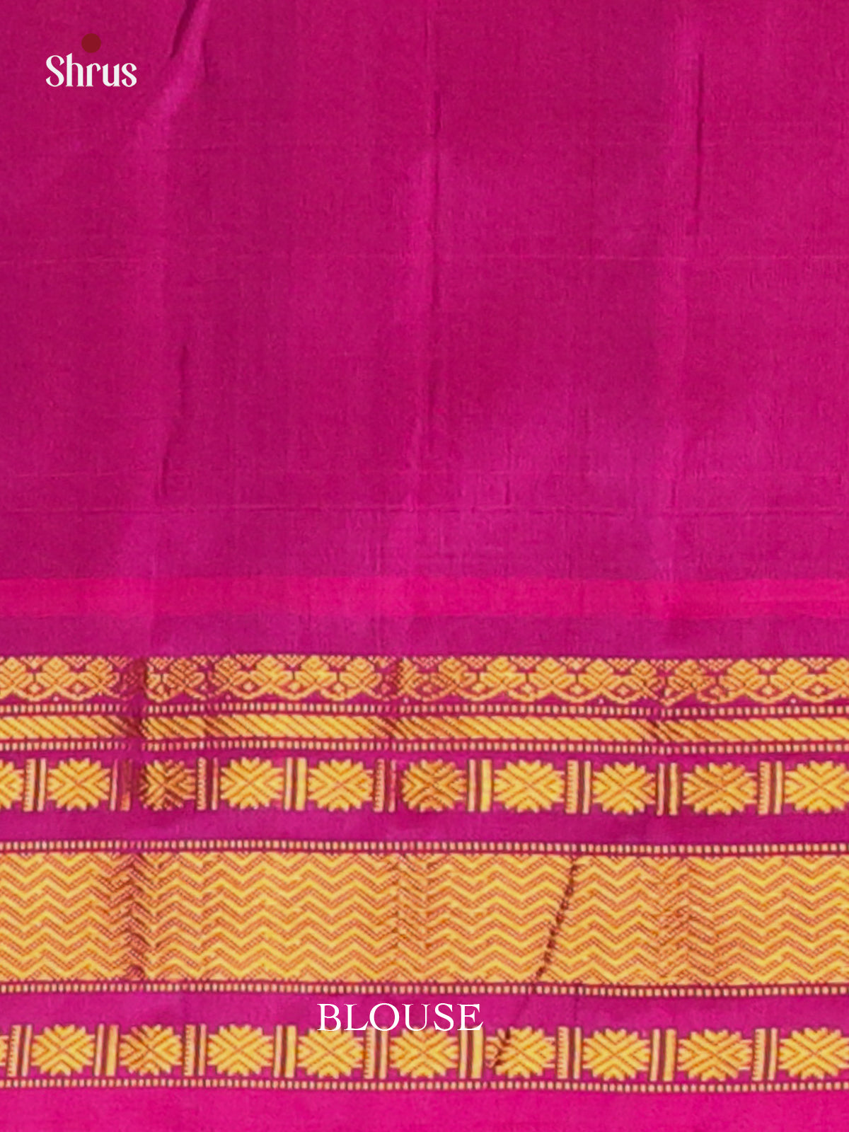 Parrot Green & Majenta - Gadwal silk Saree