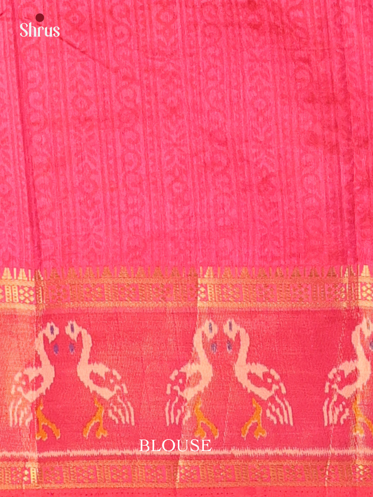 Purple & Pink - Semi Patola Saree - Shop on Shrus.com