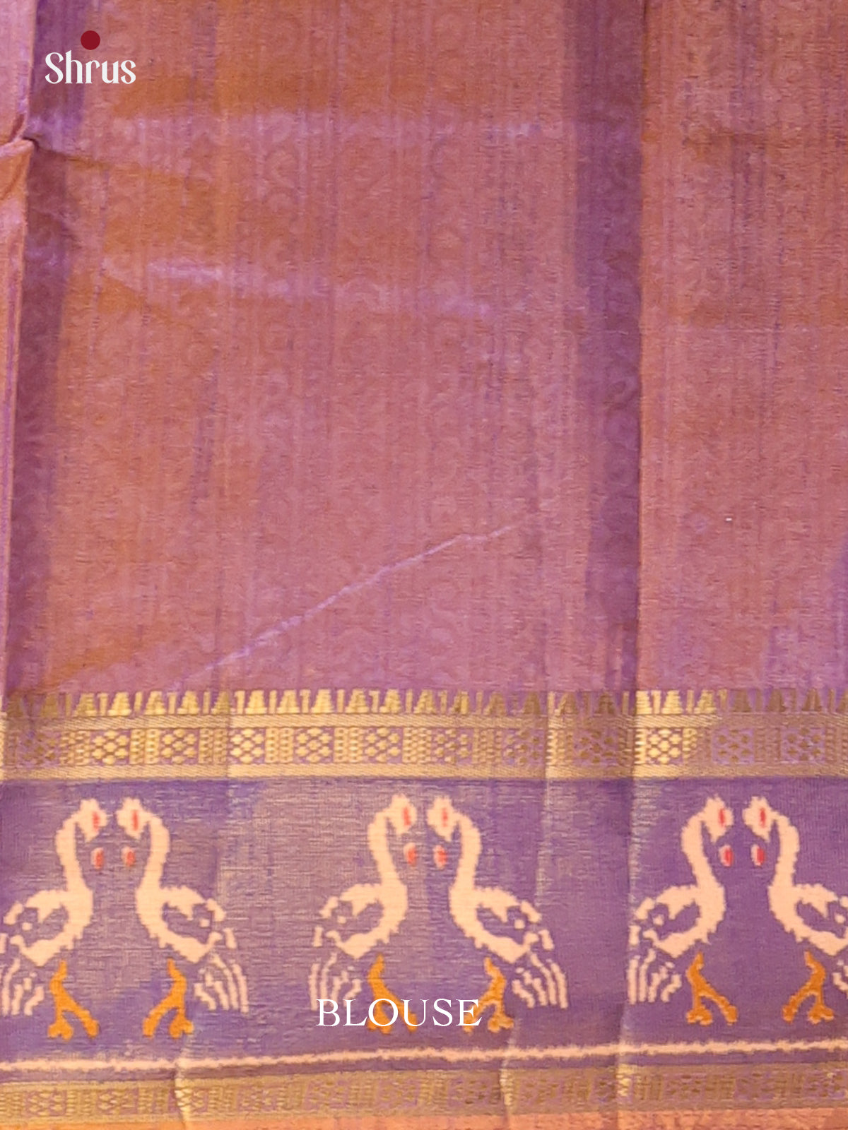 Red & Purple - Semi Patola Saree - Shop on Shrus.com