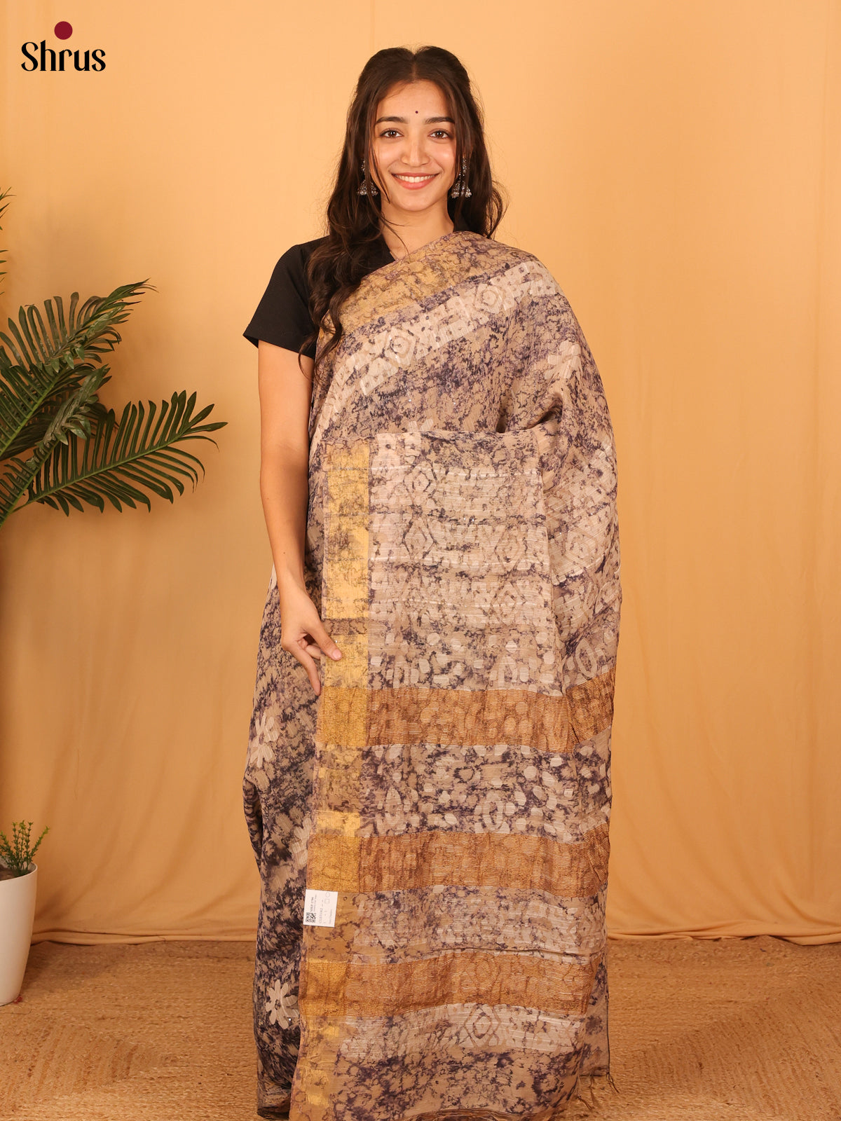 CLS31062 - Semi Chanderi Saree