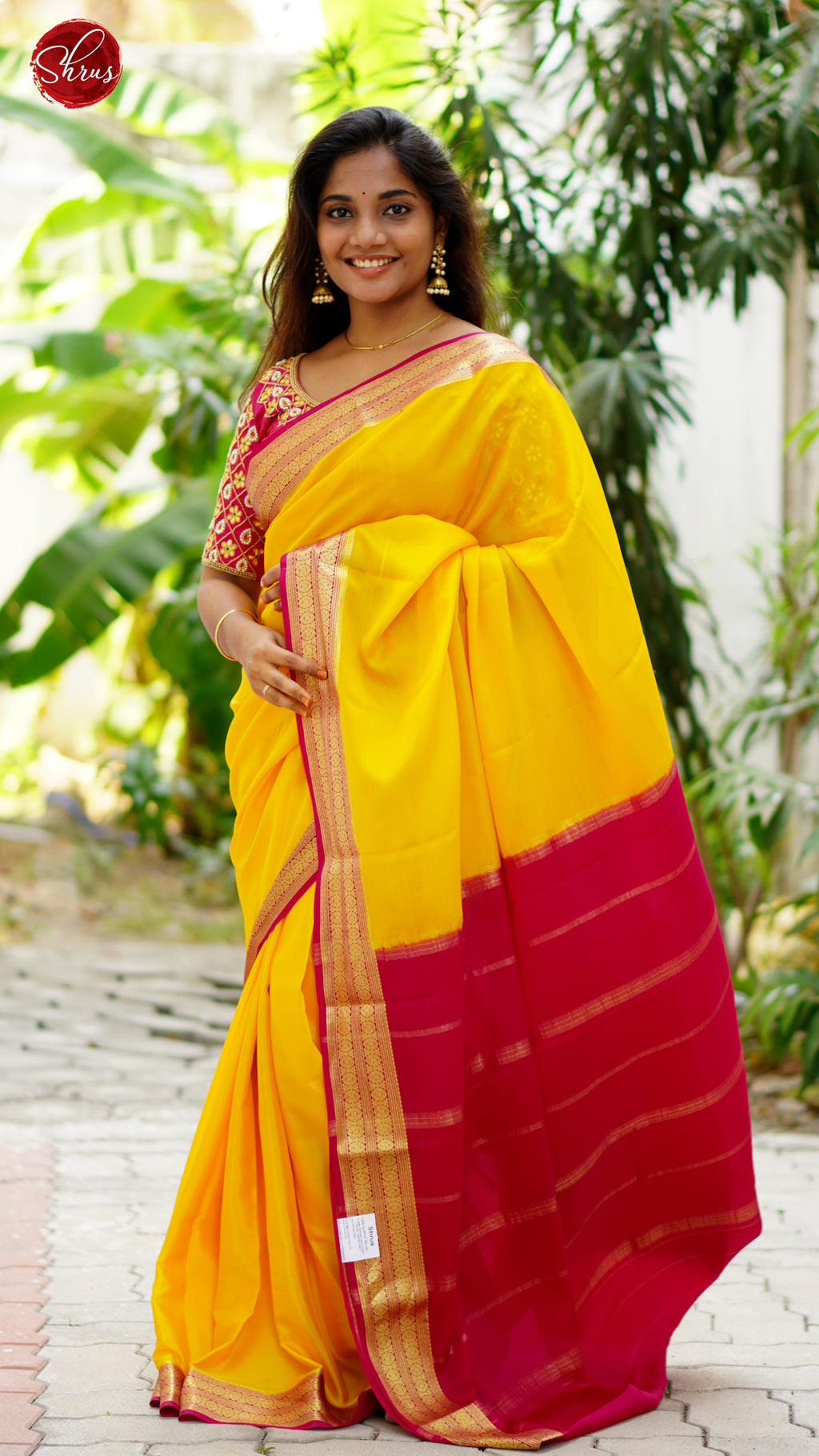 Yellow Color Dolla Silk Saree