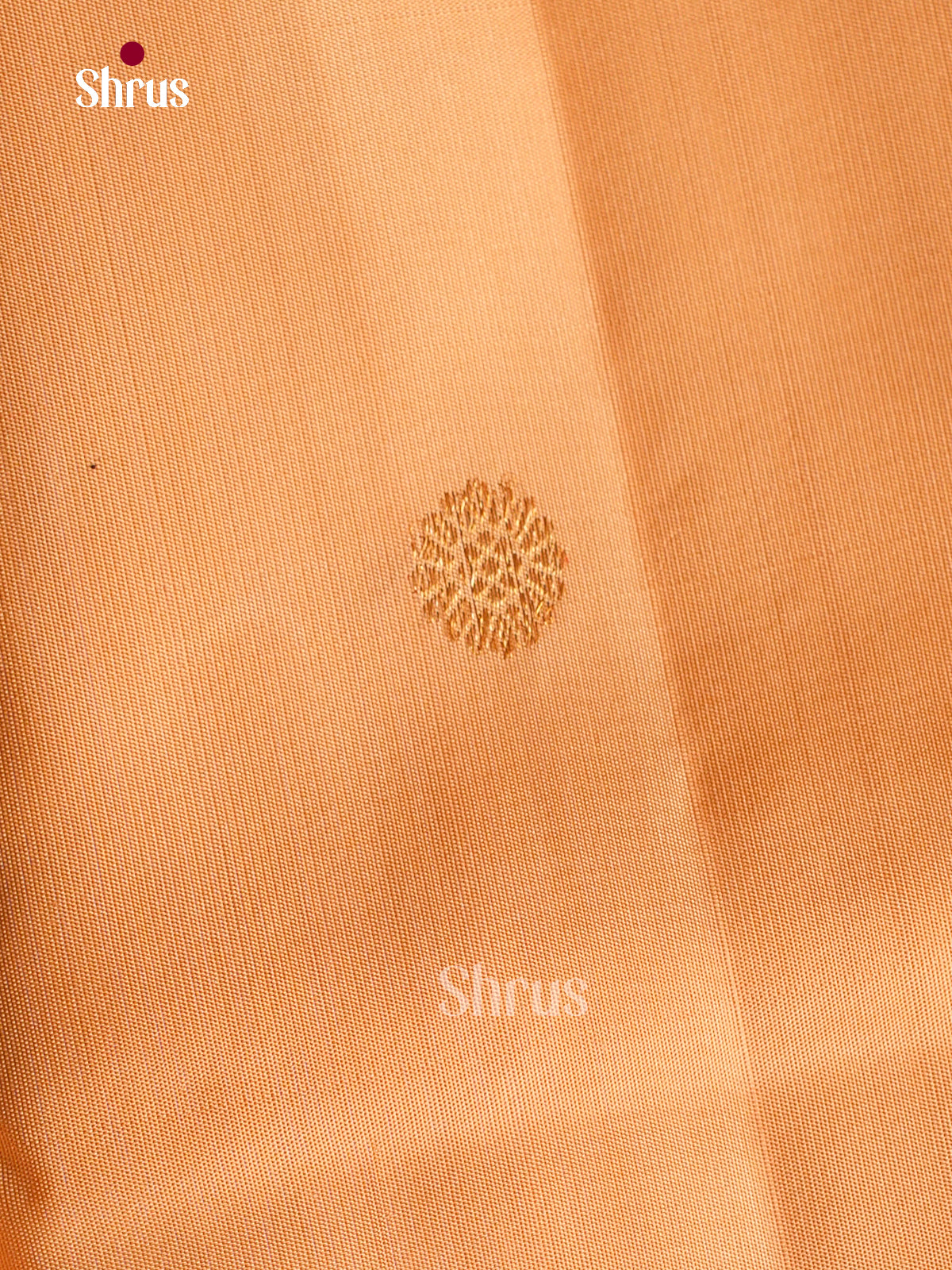 Chic Cream Kanchipuram Pattu Saree With Golden Buttas | Magenta Pink Border With Zari Bands & Thread Stripes