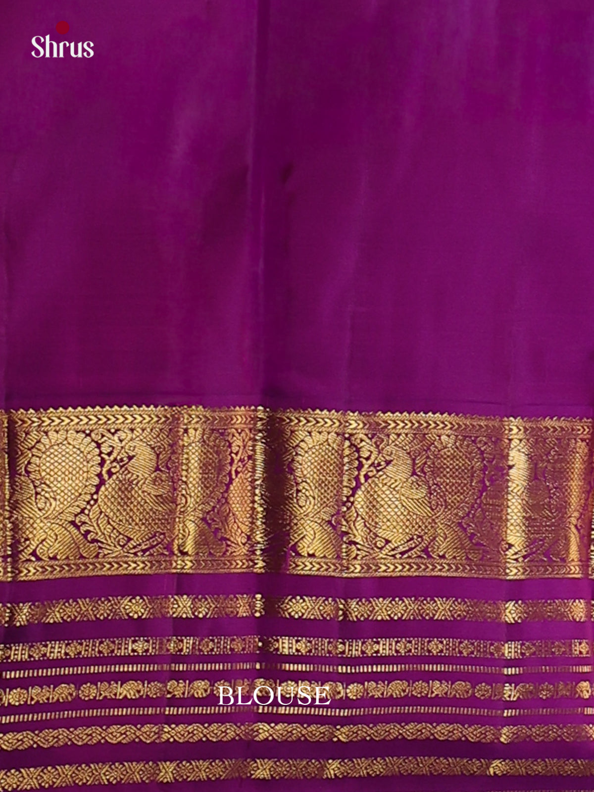 Chic Sky Blue Kanchipuram Saree With Fine Stripes | Purple Zari Striped Border & Brocade Pallu