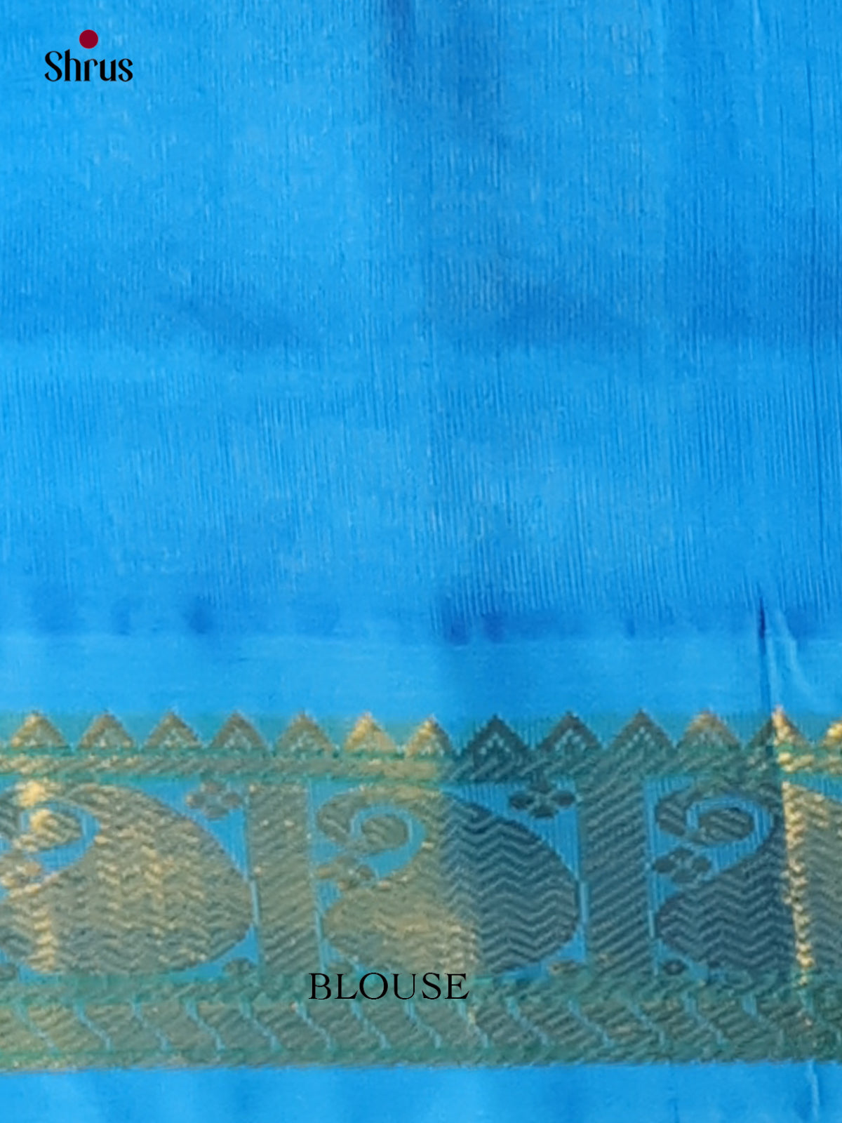 Classic Wine Silk Cotton Saree with Plain Body, Blue Zari Border & Chit Pallu 2