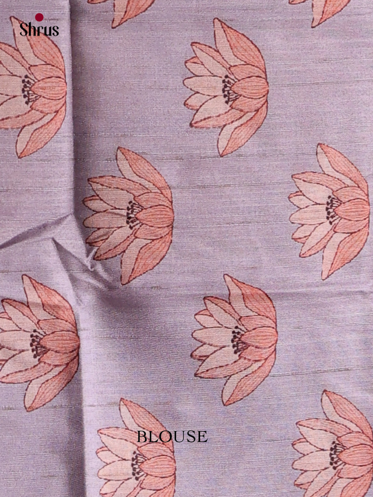 Classy Lavender Semi Raw Silk Sarees With Zari Checks, Plain Border & Pallu