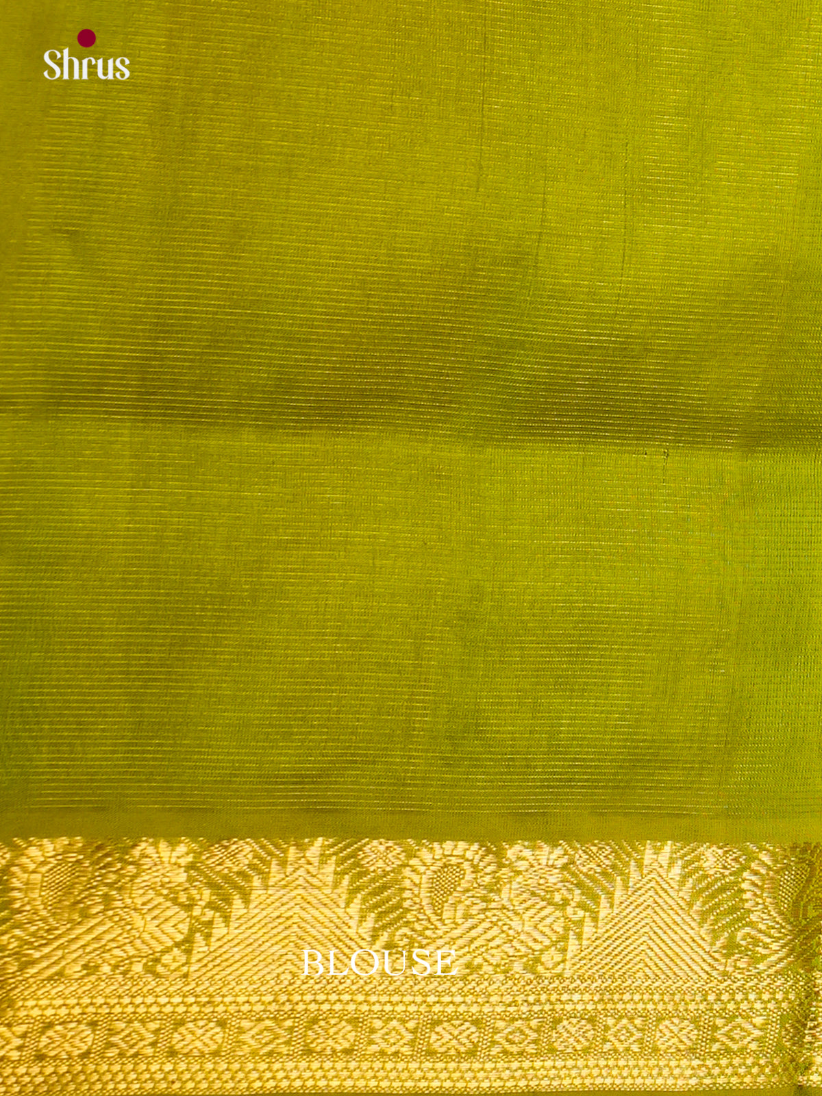 Buy Charming Copper Cotton Silk Saree With Plain Body, Mustard Green Zari Border & Traditional Pallu