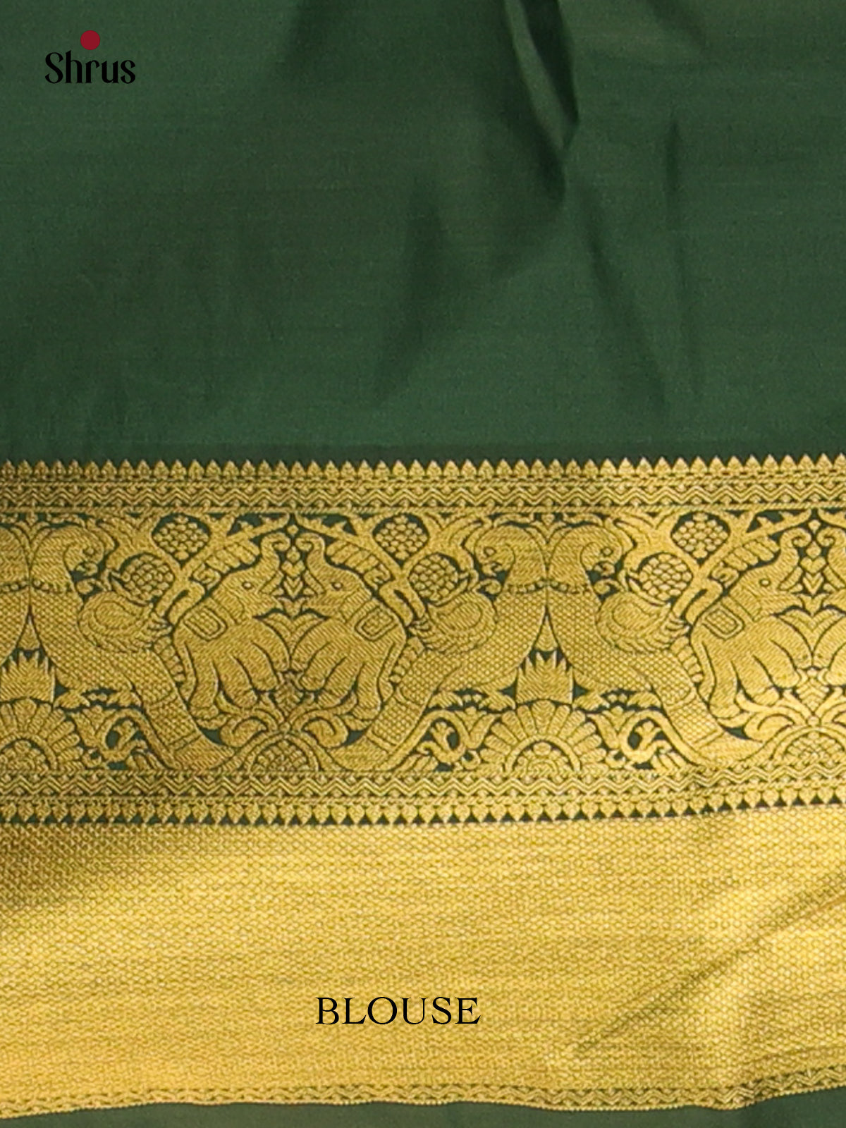 Pink & Green - Bangalori silk Saree - Shop on Shrus.com
