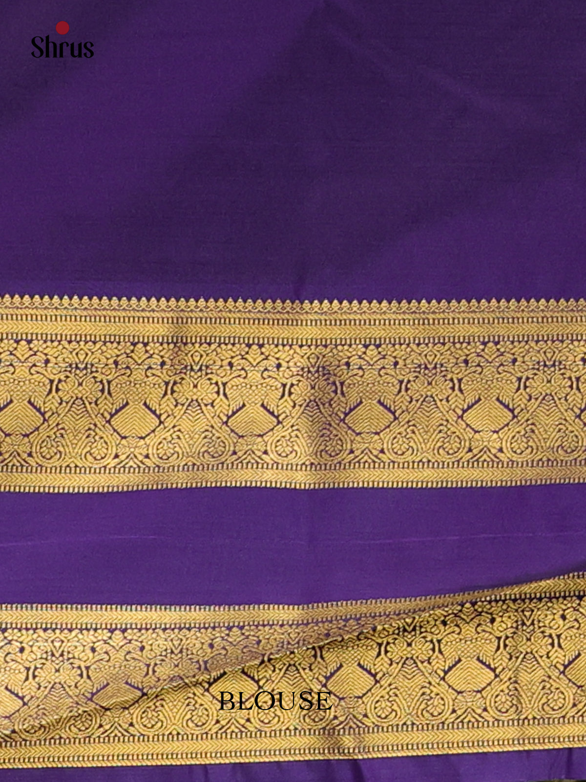 Mustard & Purple - Bangalori silk Saree