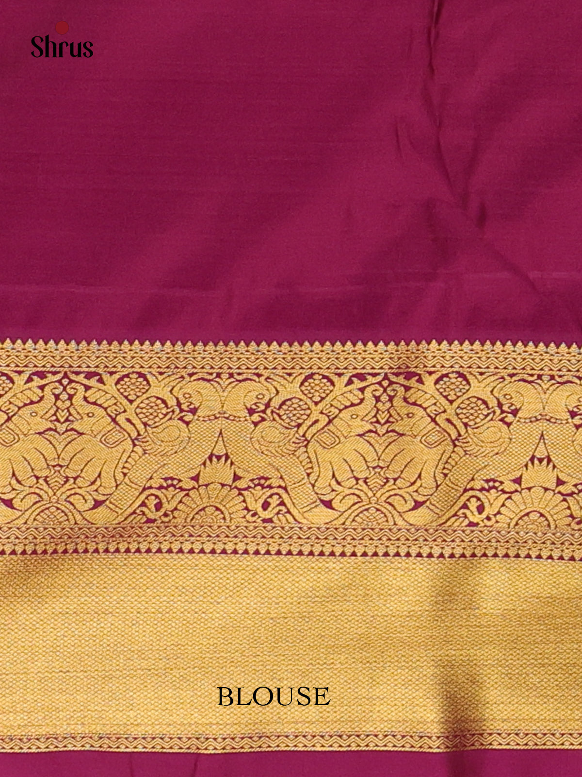 Pink & Purple- Bangalori silk Saree - Shop on Shrus.com