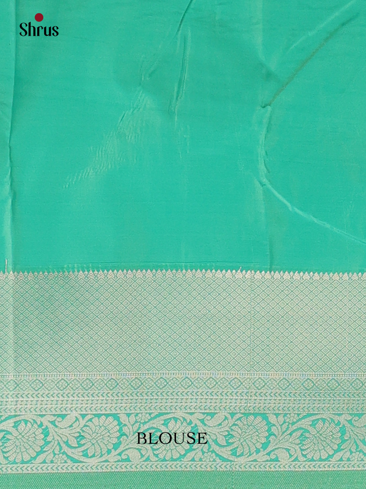 Red & Teal Green - Bangalori silk Saree - Shop on Shrus.com
