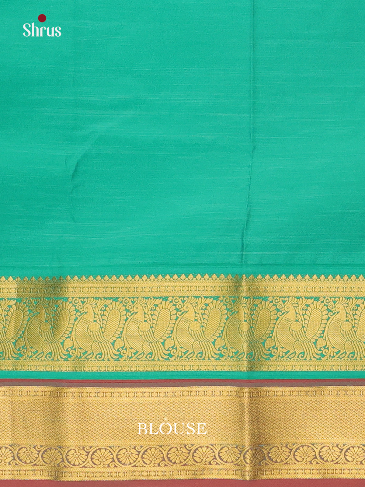 Maroon & Green - Bangalori silk Saree