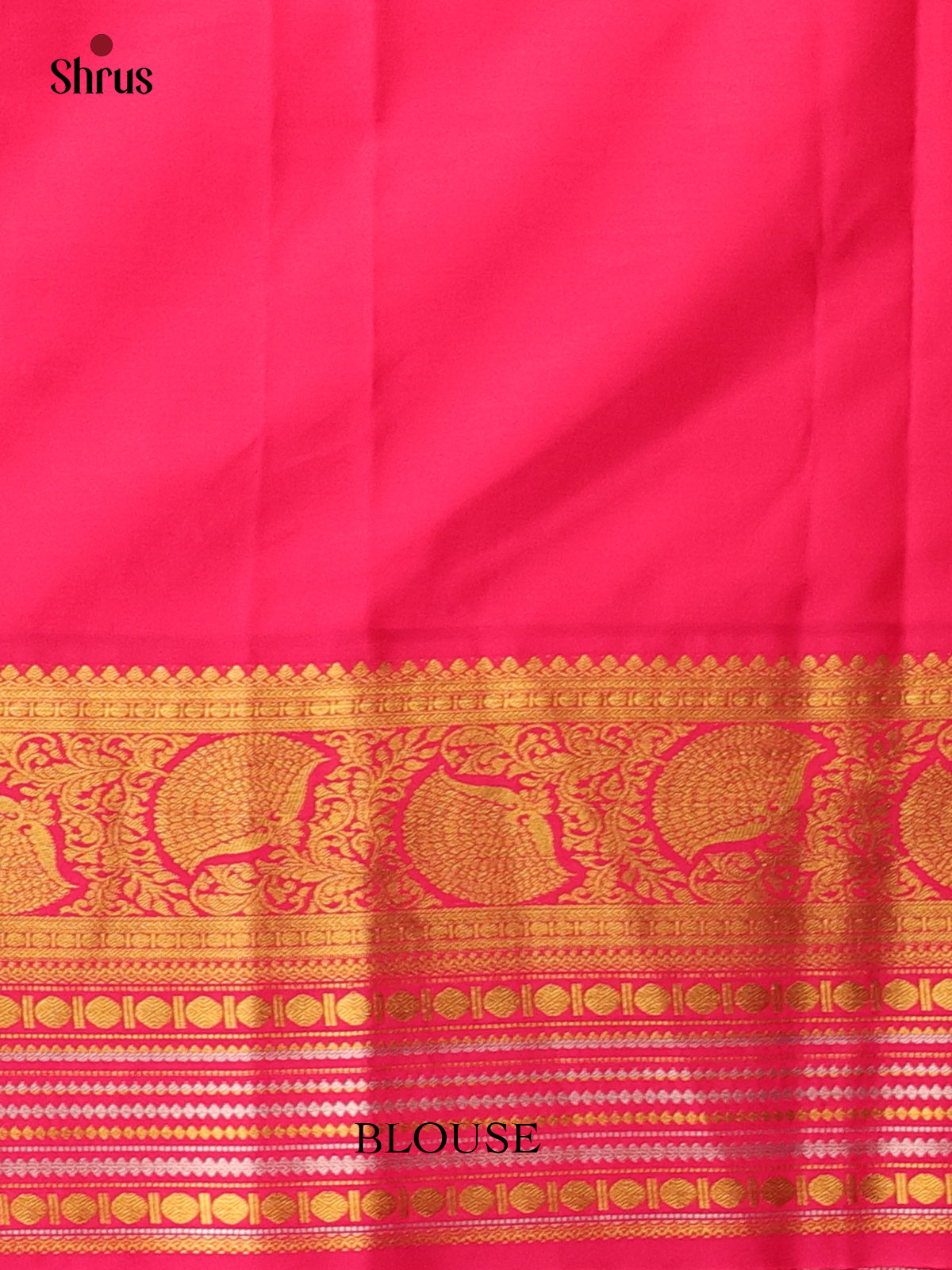 Yellow & Pink - Bangalori silk Saree