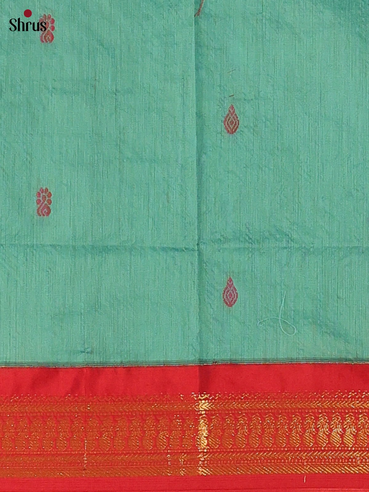 Green & Maroon- Kalyani Cotton salwar unstitch