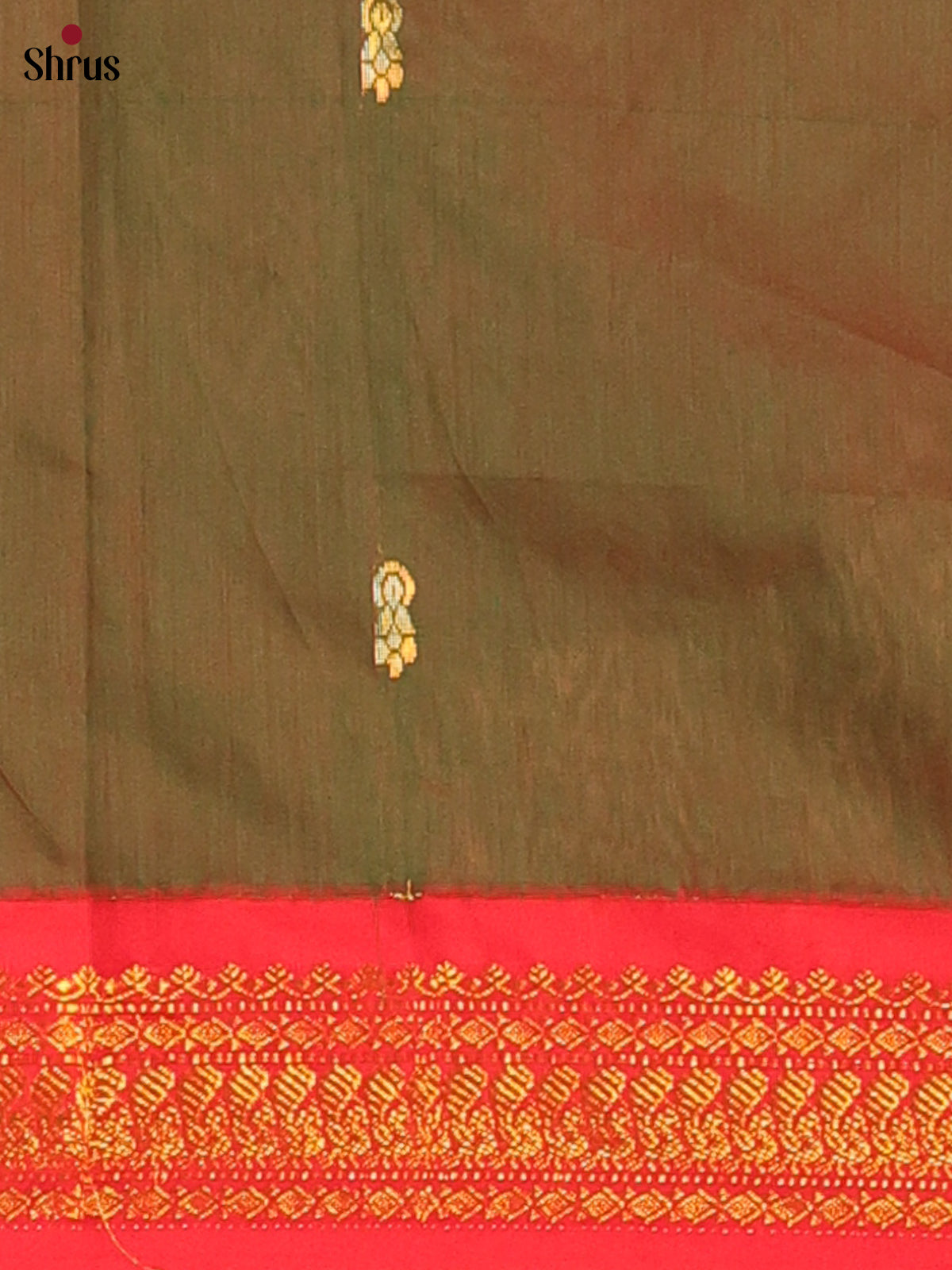 Green & Red - Kalyani Cotton salwar unstitch