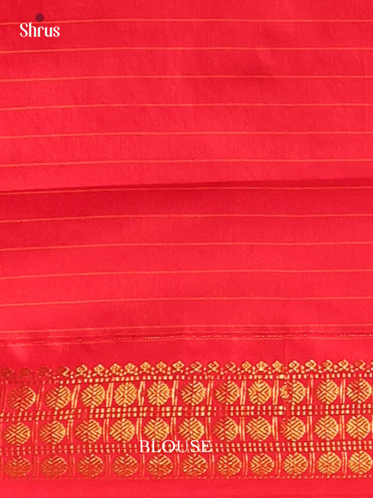 Peach & Red - Kalyani Cotton Saree