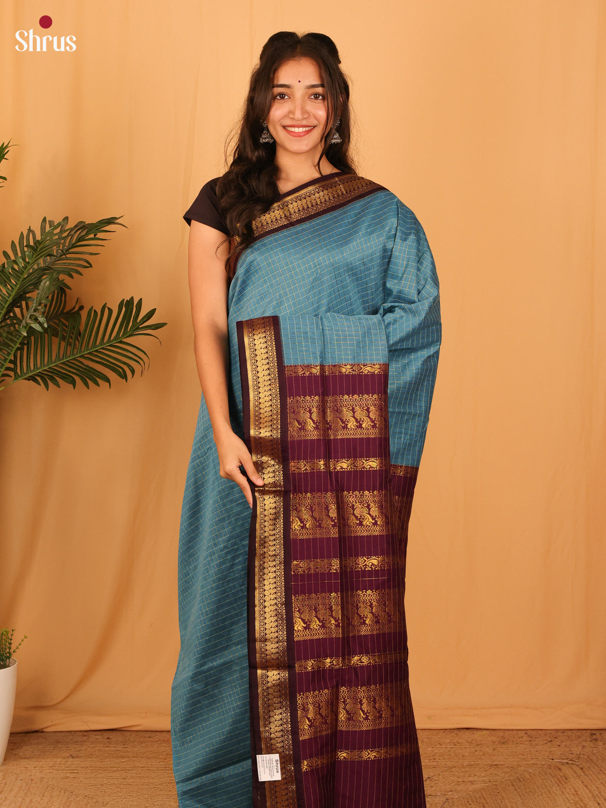 DAS03108 - Kalyani Cotton Saree - Shop on Shrus.com