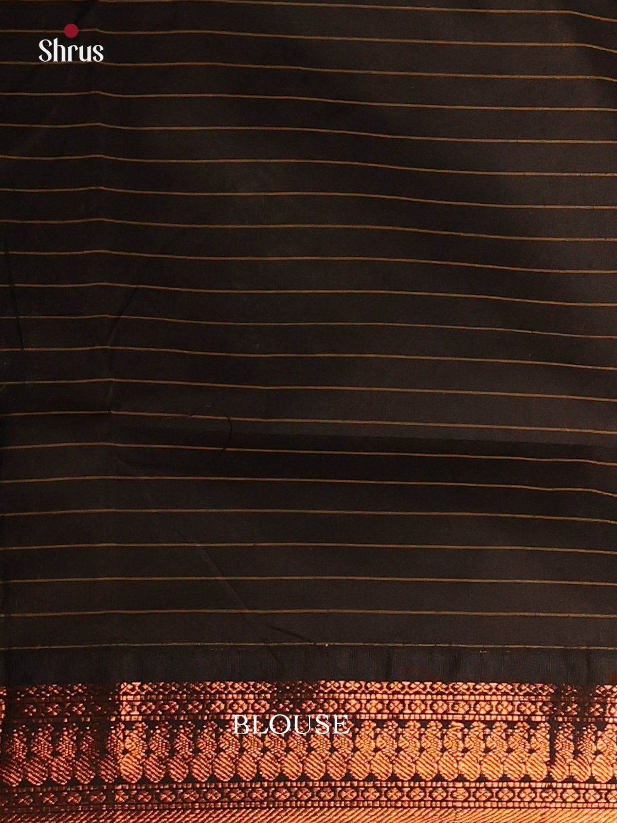 Orange & Black - Kalyani Cotton Saree