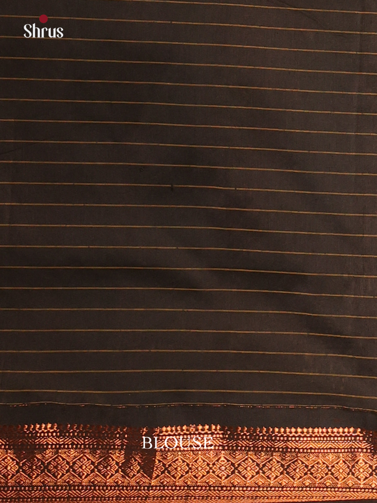 Orange & Black - Kalyani Cotton Saree