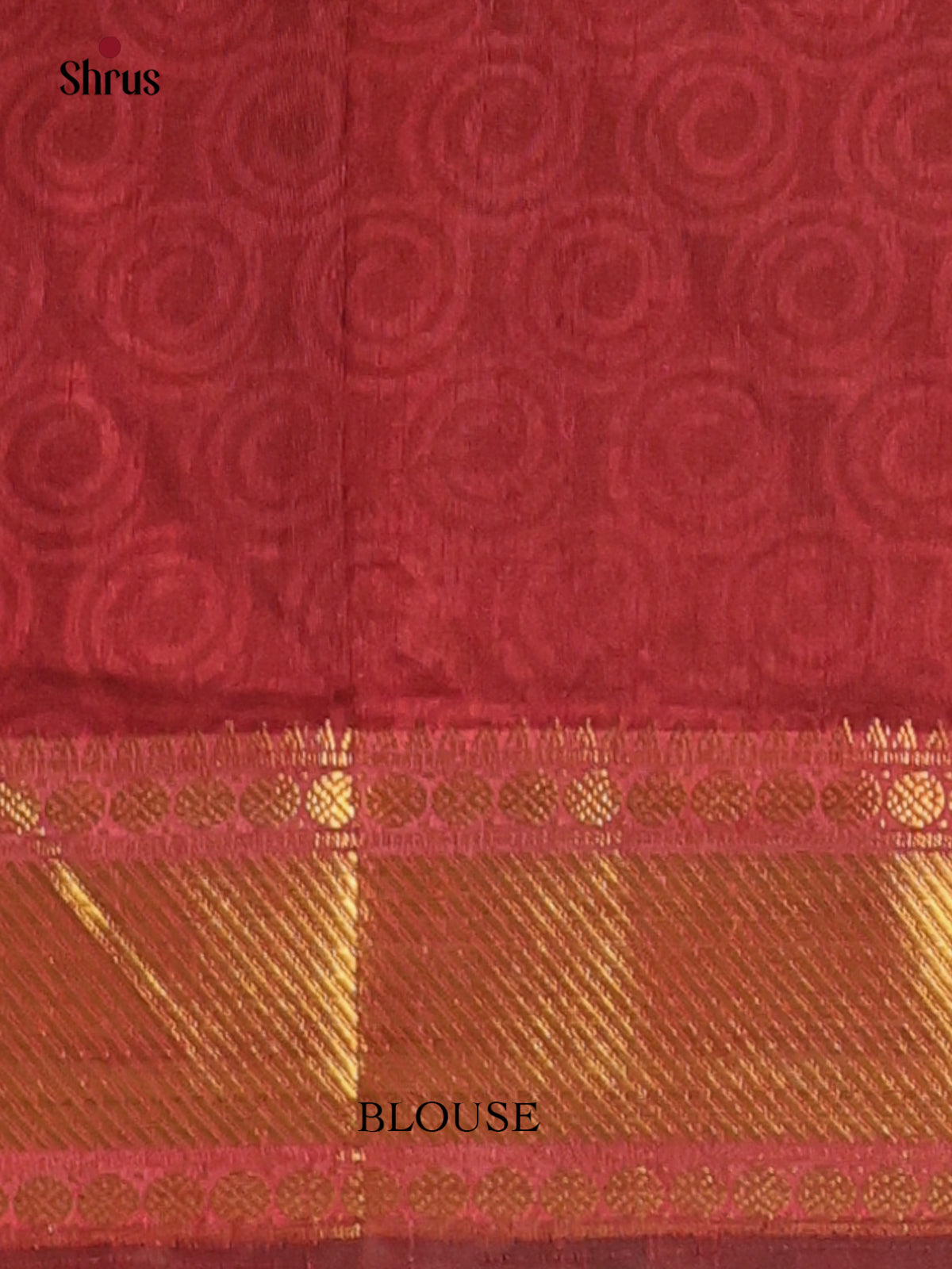 Black & Maroon - Semi Patola Saree