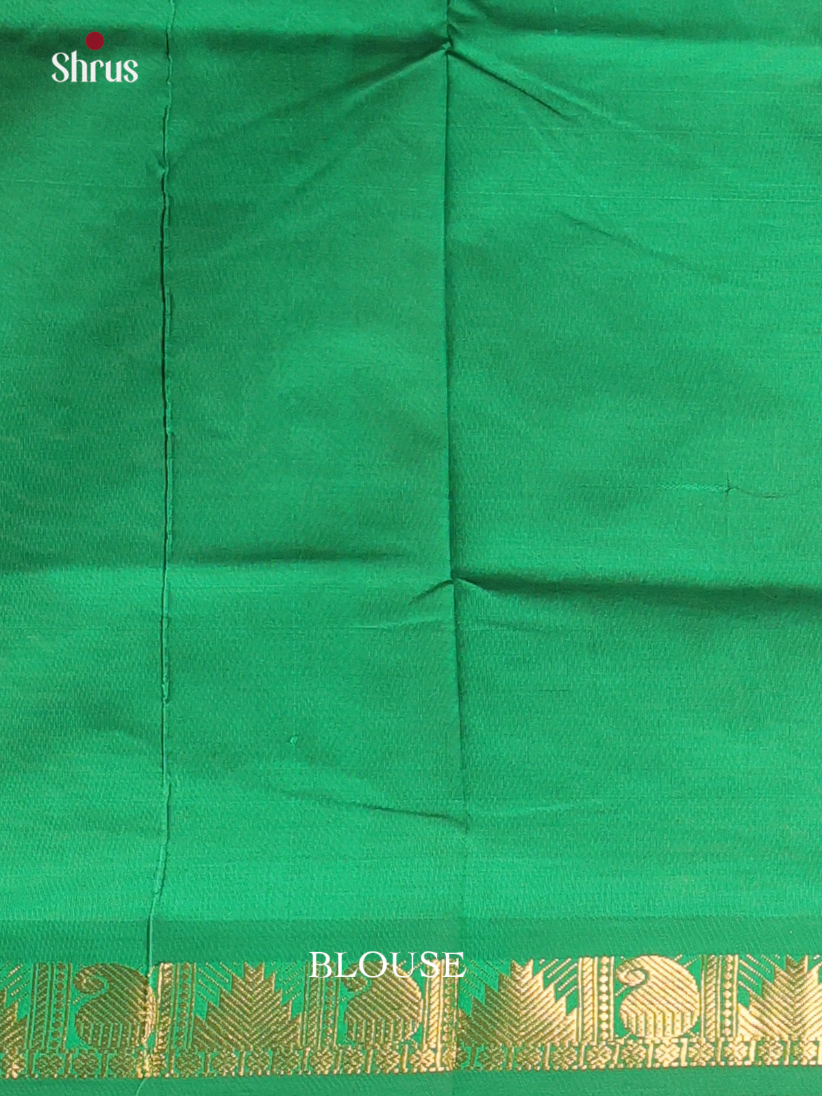 Red & Green - Silkcotton-halfpure Saree