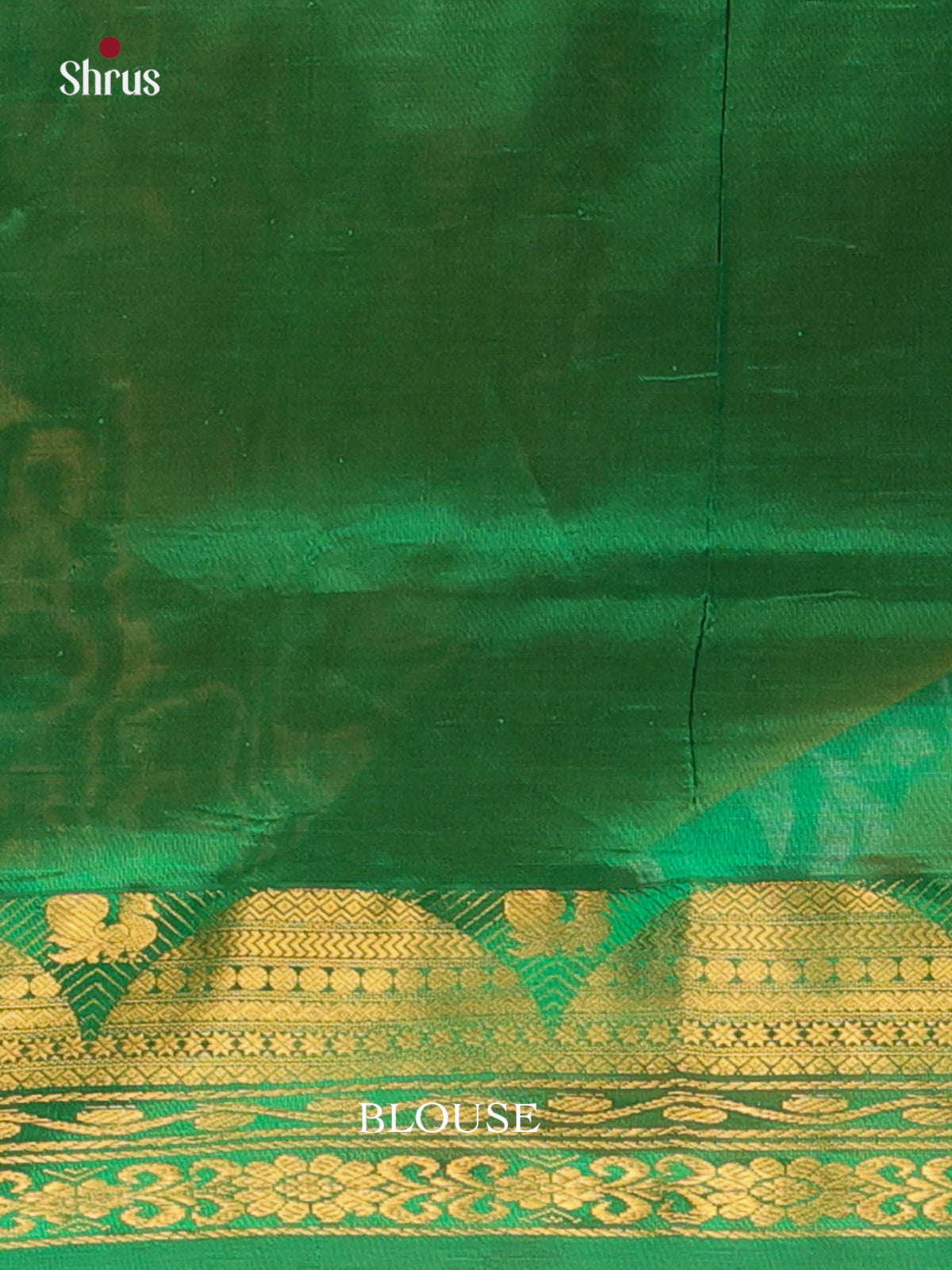 Orange & Green - Silkcotton-halfpure Saree