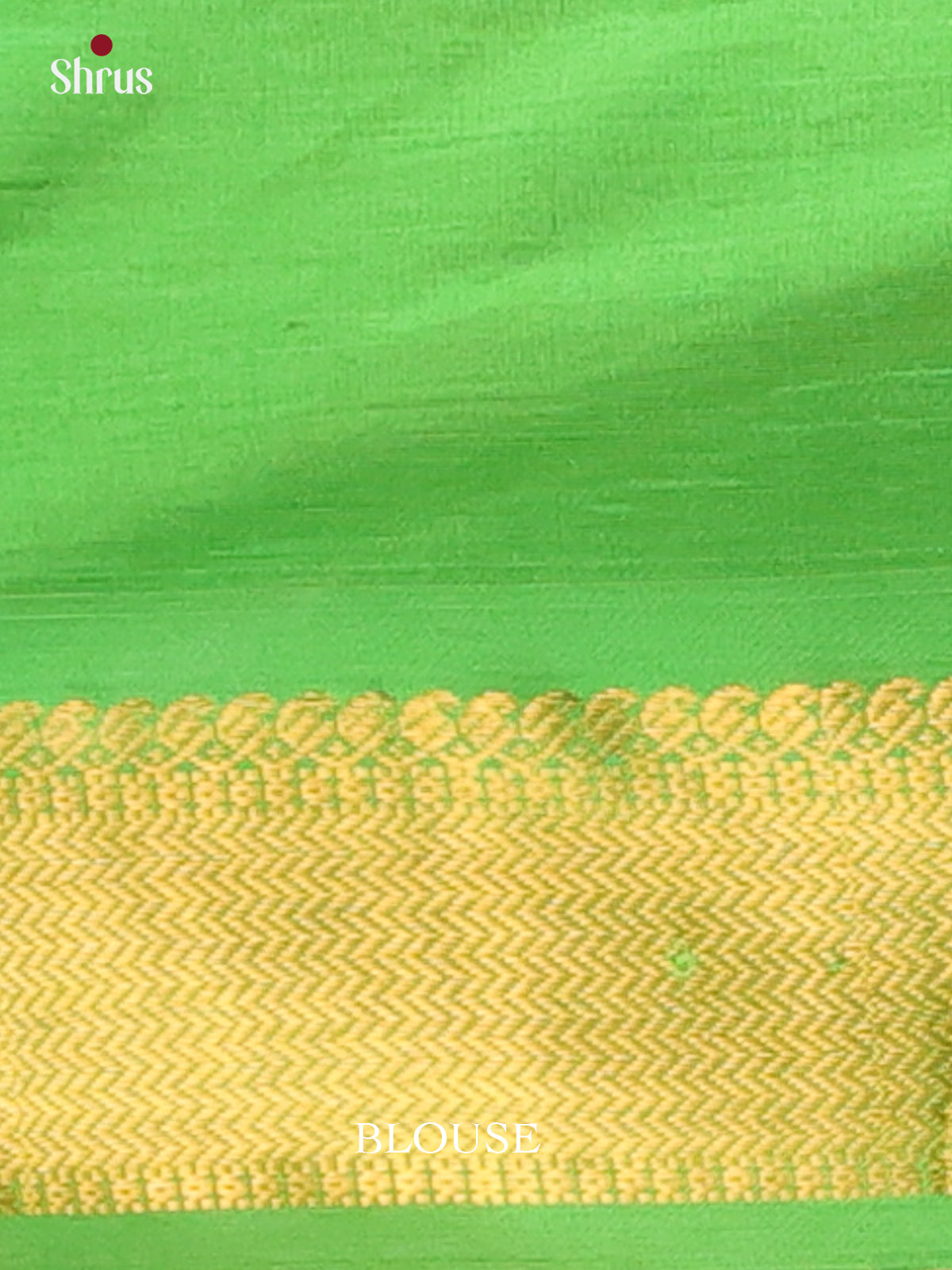 Red & Green - Silkcotton-halfpure Saree