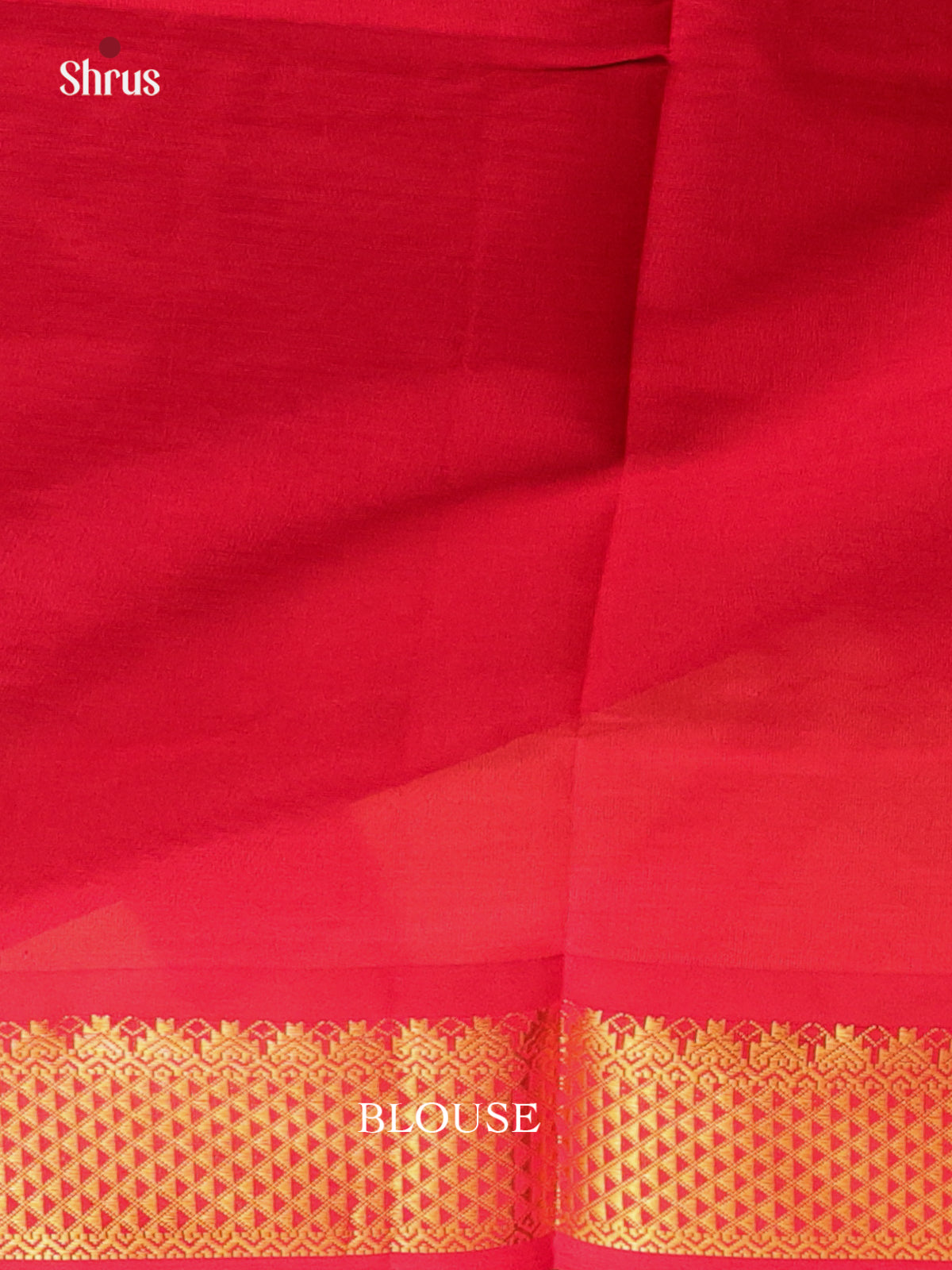 Violet & Red- Silkcotton-halfpure Saree