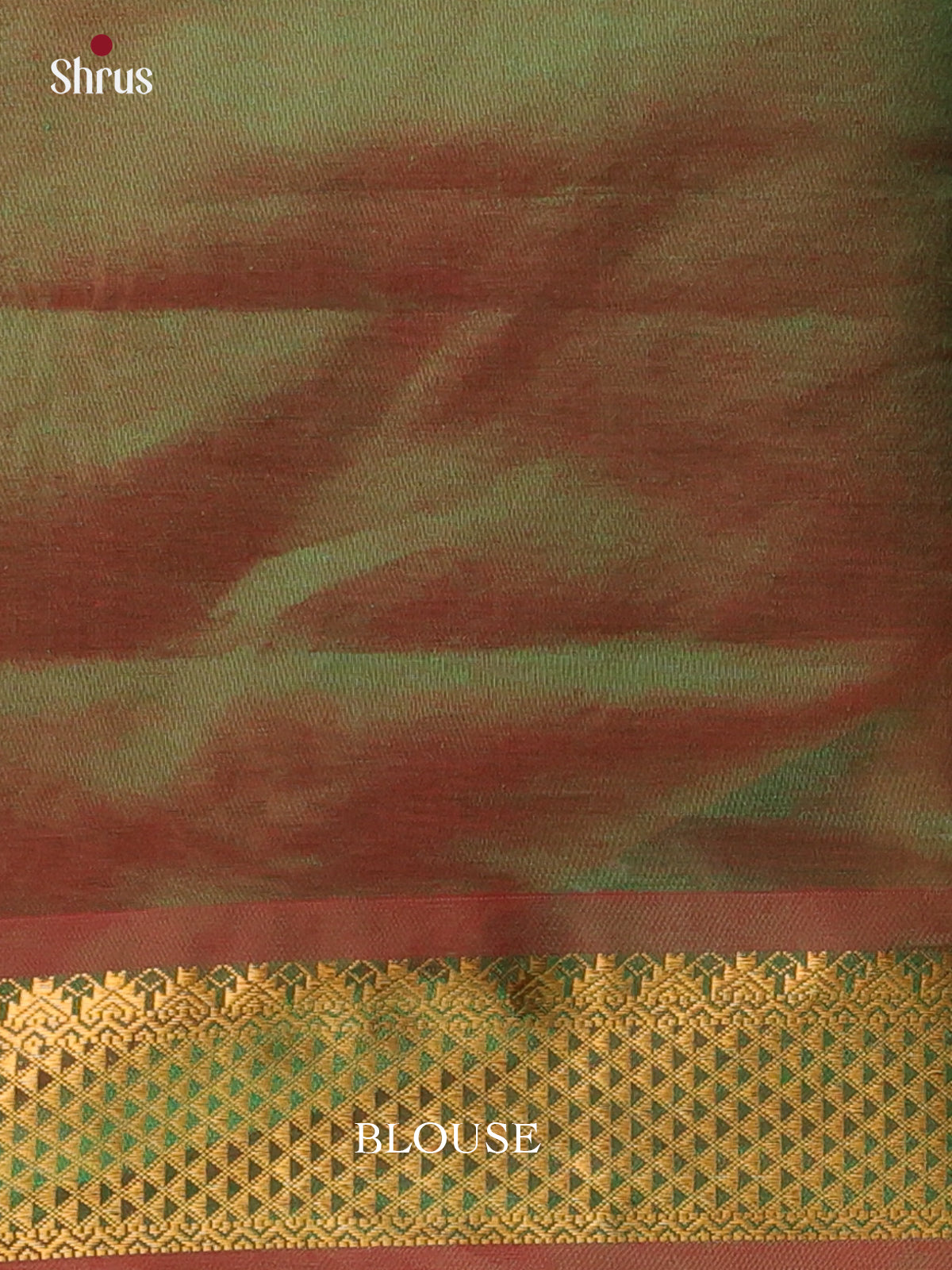 Red & Green- Silkcotton-halfpure Saree